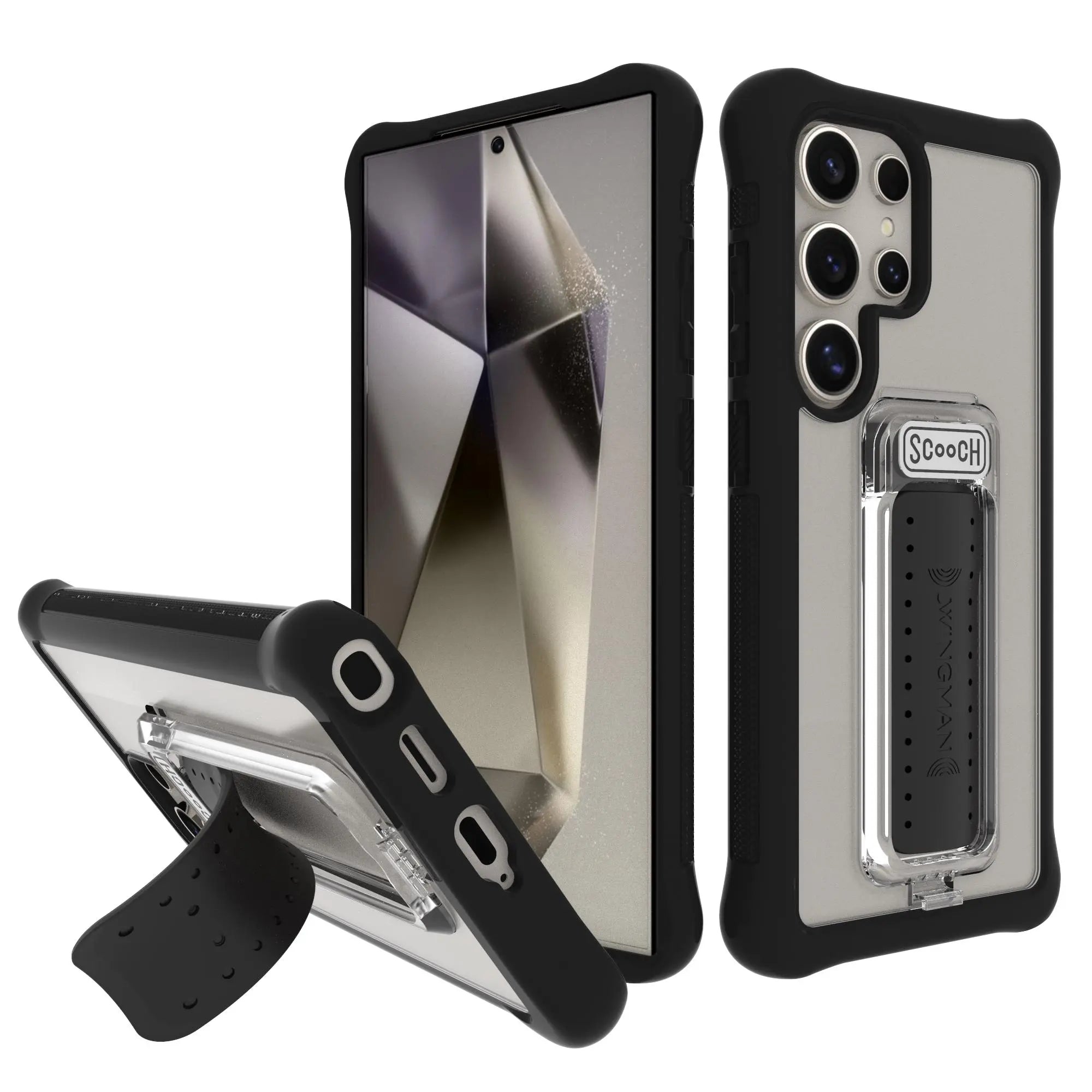 Wingman Tuxedo Clear Galaxy S24 Ultra Case Only
