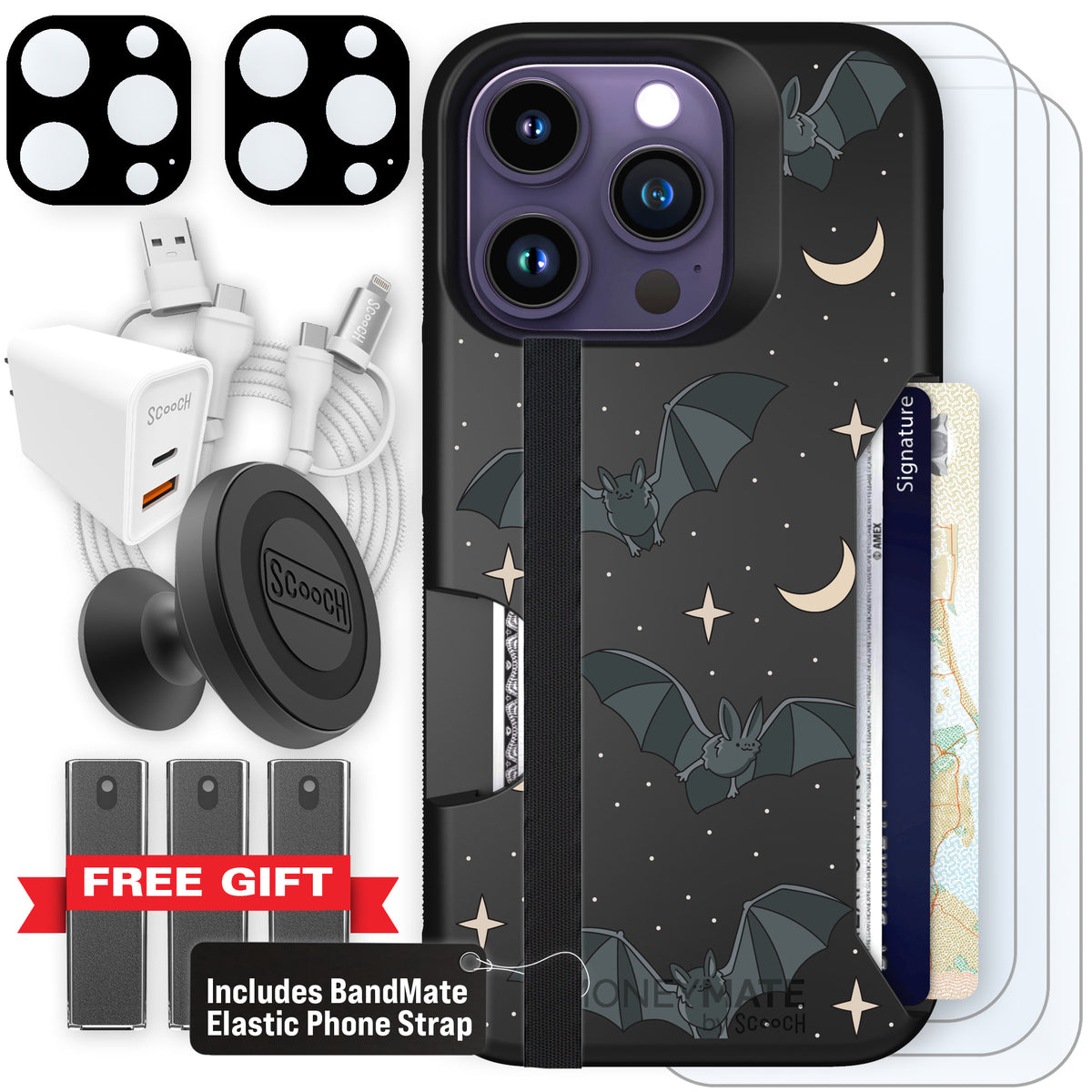 Scooch Moneymate Batty Skies ultimate bundle featuring the original Batty Skies print