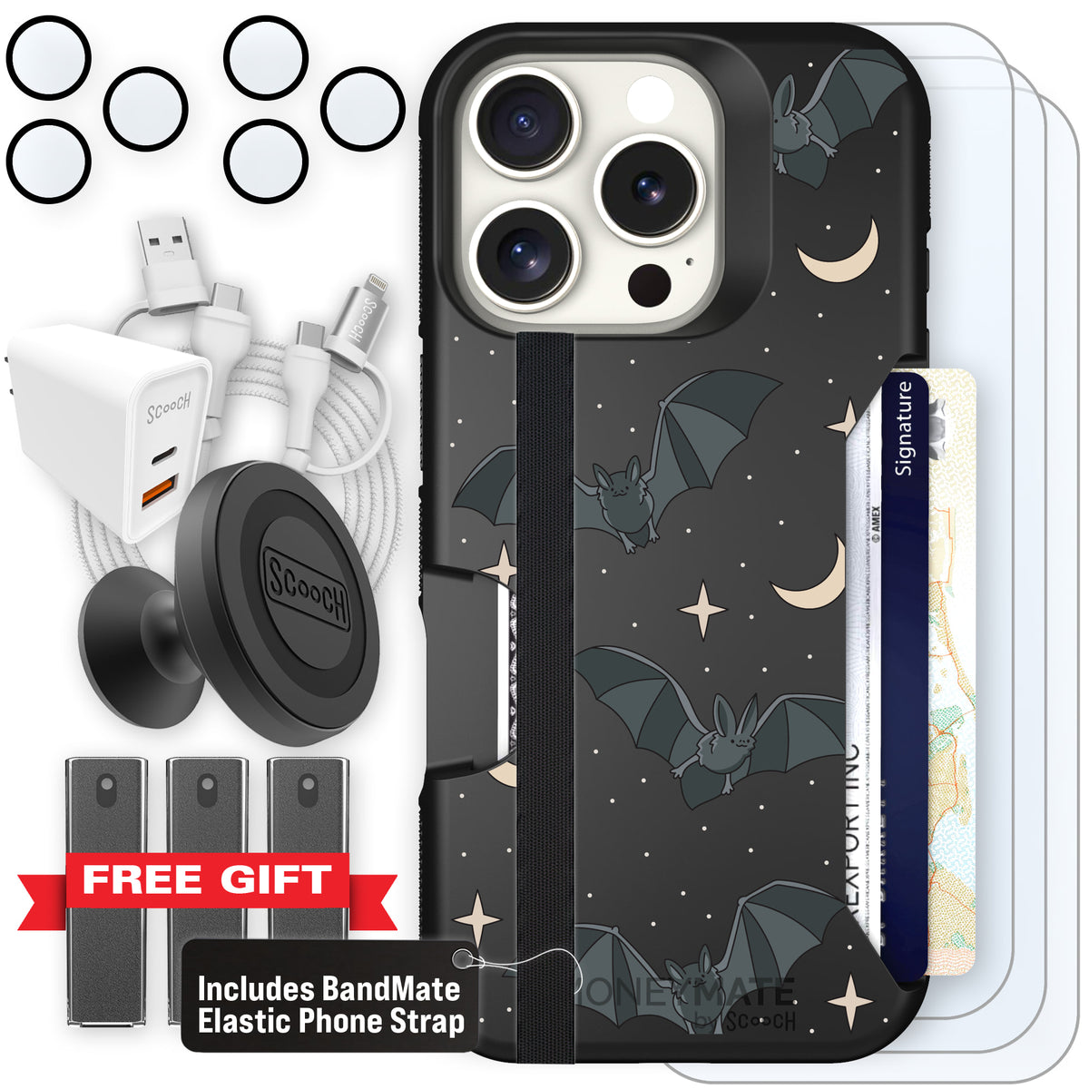 Scooch Moneymate Batty Skies ultimate bundle featuring the original Batty Skies print