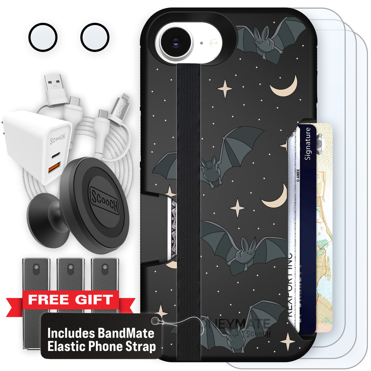 Scooch Moneymate Batty Skies ultimate bundle featuring the original Batty Skies print