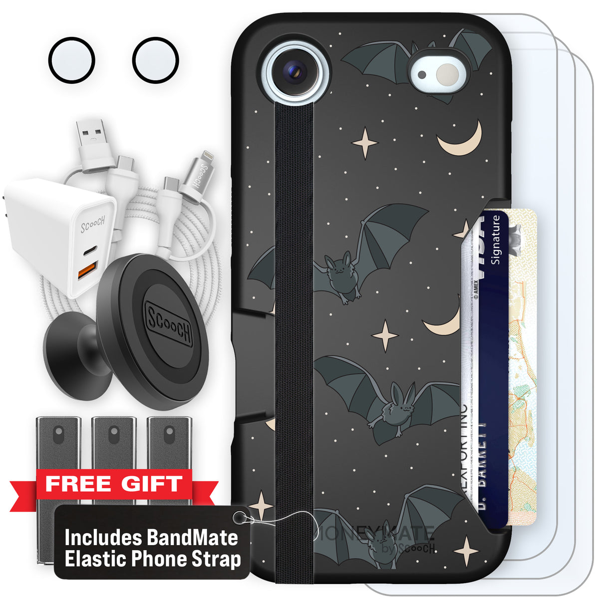Scooch Moneymate Batty Skies ultimate bundle featuring the original Batty Skies print