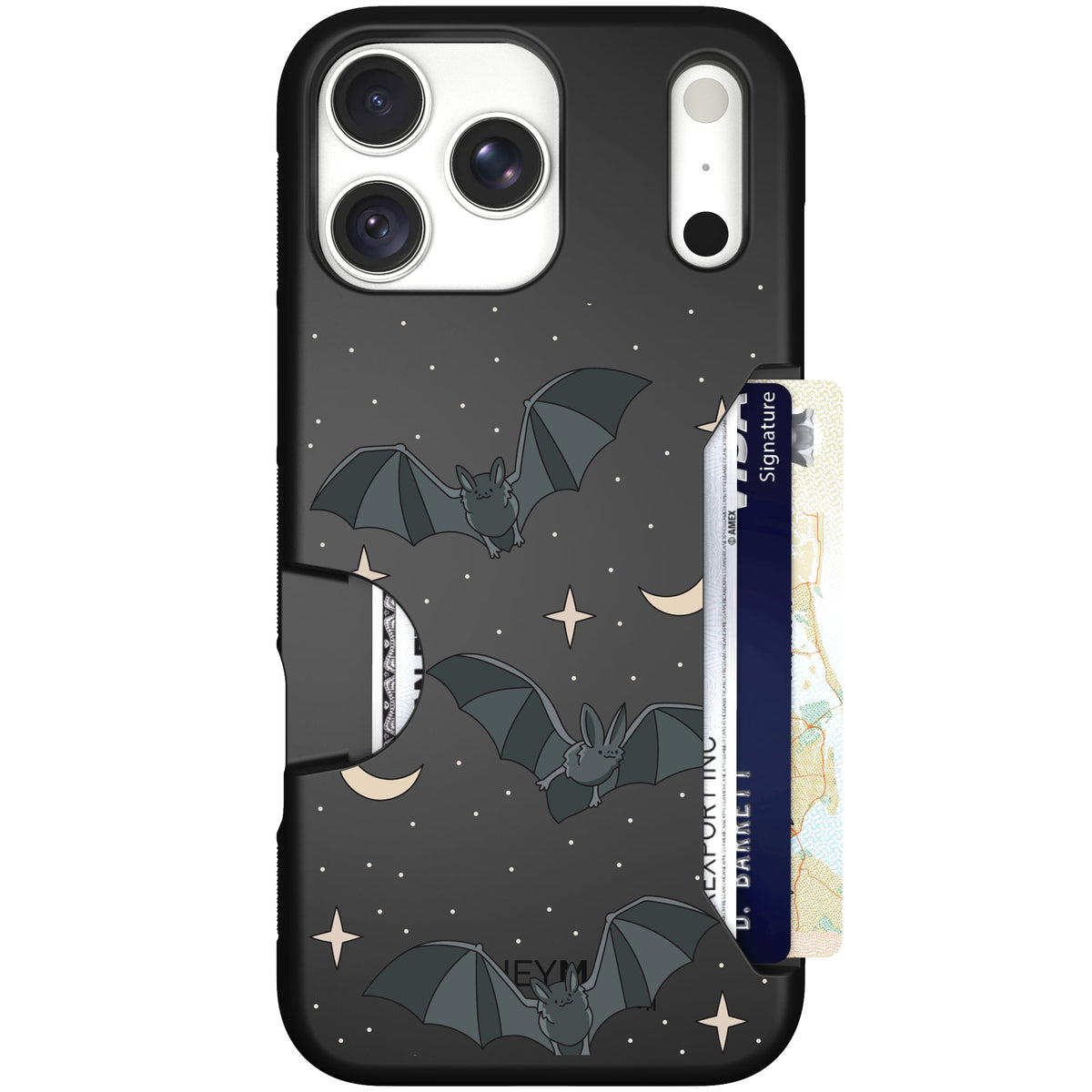 Scooch Moneymate Batty Skies case featuring the original Batty Skies print