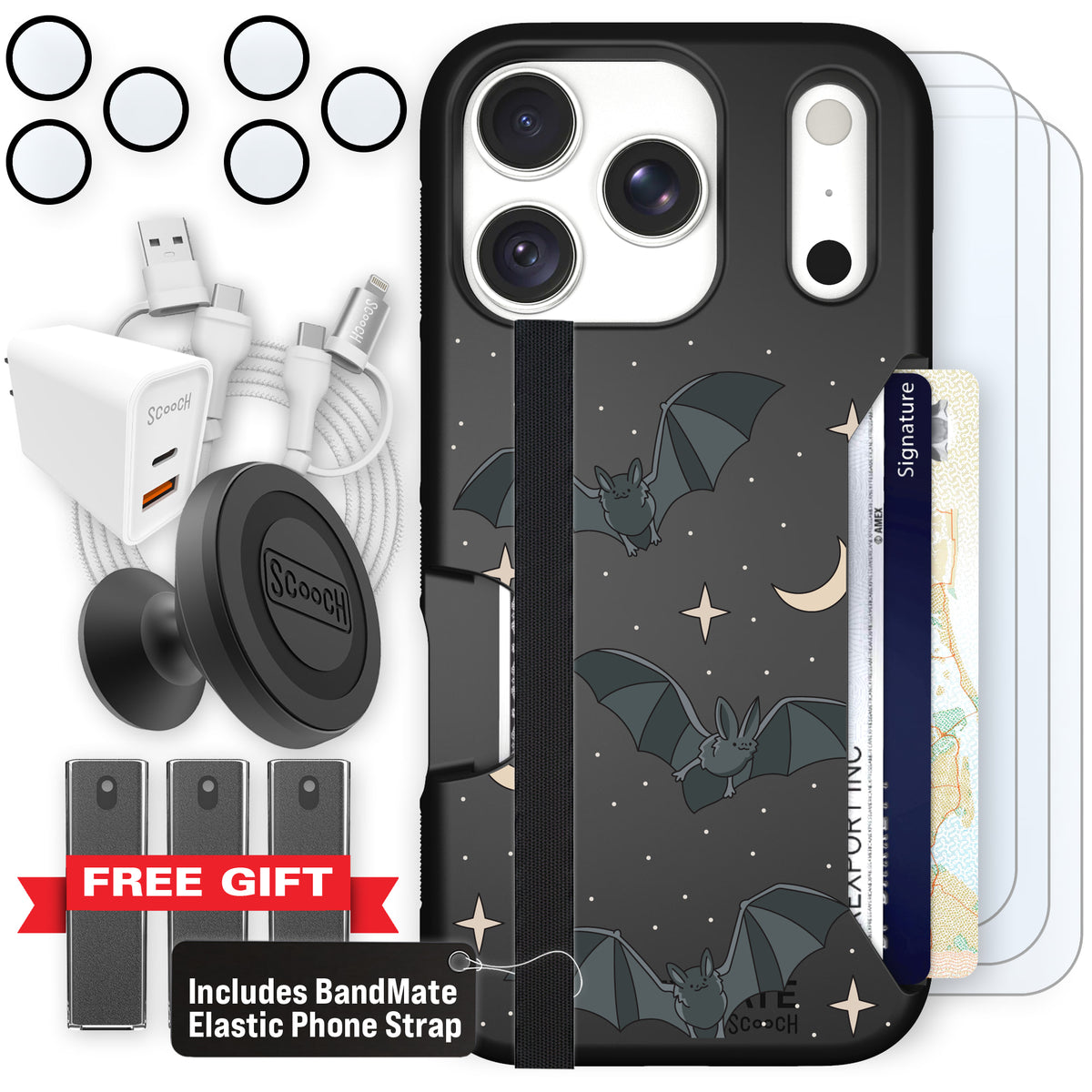 Scooch Moneymate Batty Skies ultimate bundle featuring the original Batty Skies print