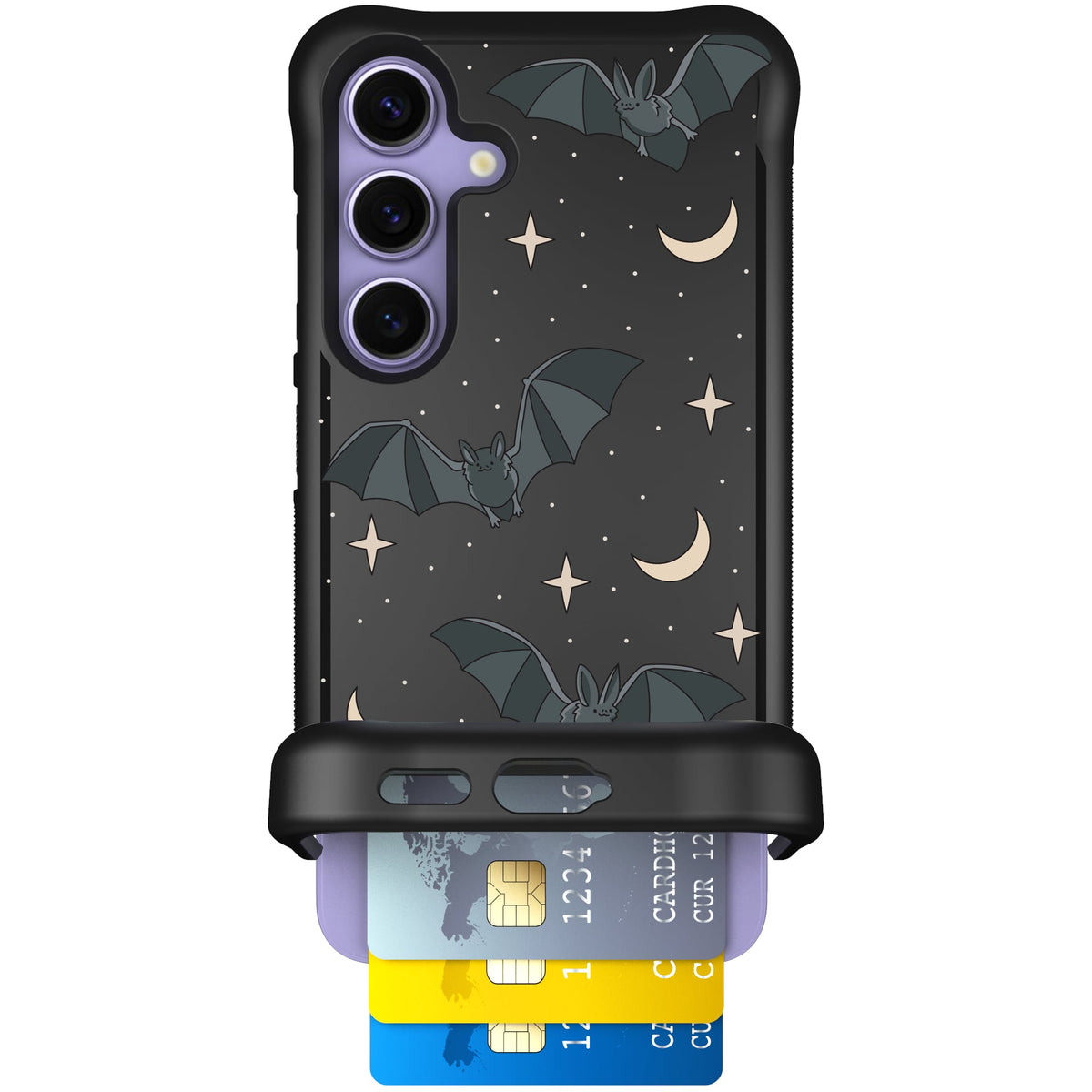 Scooch Wingmate Batty Skies case featuring the original Batty Skies print