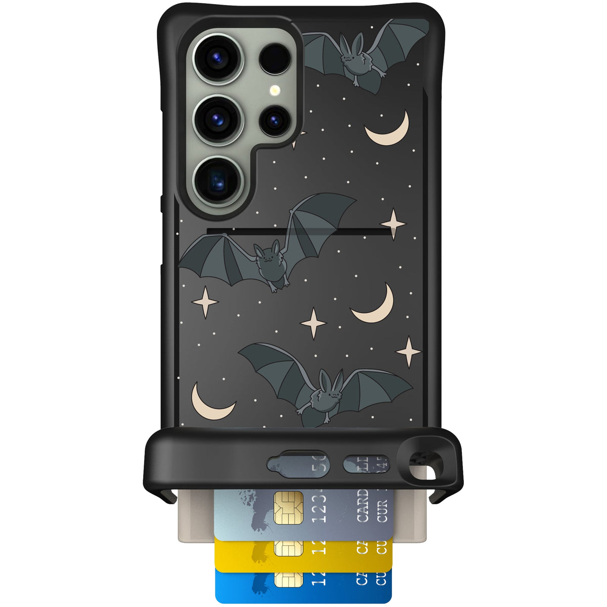 Scooch Wingmate Batty Skies case featuring the original Batty Skies print