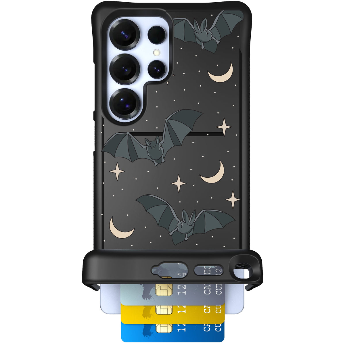 Scooch Wingmate Batty Skies case featuring the original Batty Skies print
