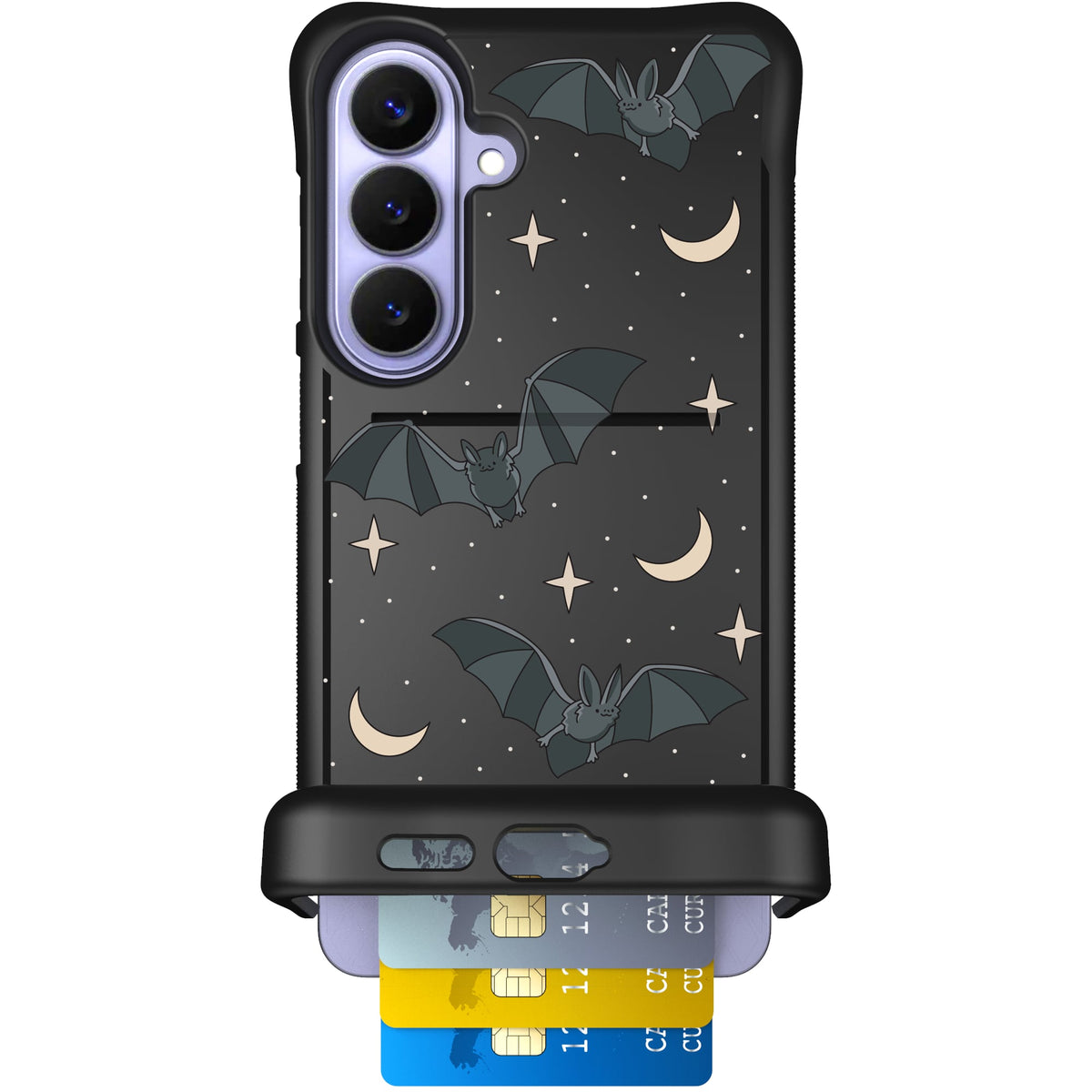 Scooch Wingmate Batty Skies case featuring the original Batty Skies print