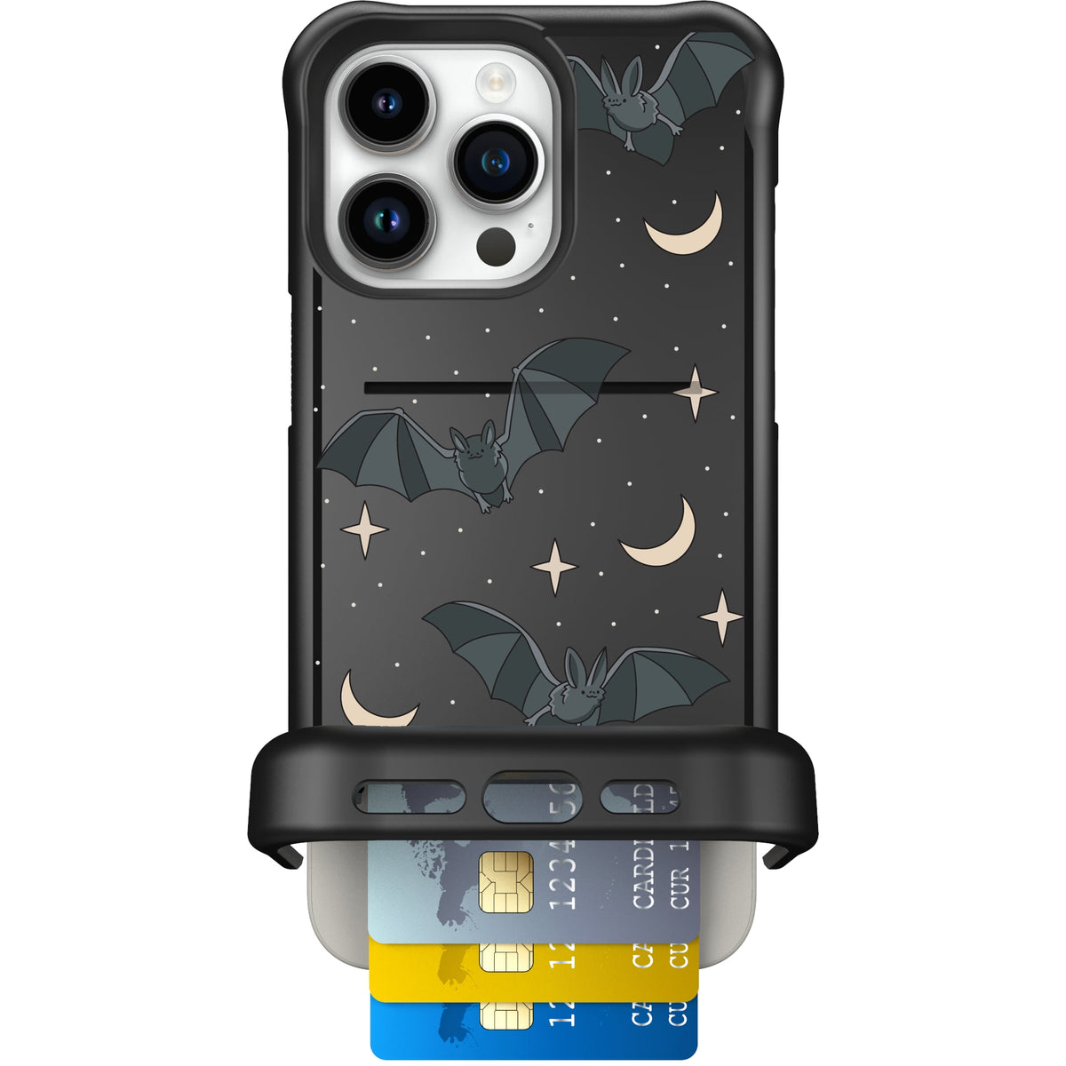 Scooch Wingmate Batty Skies case featuring the original Batty Skies print