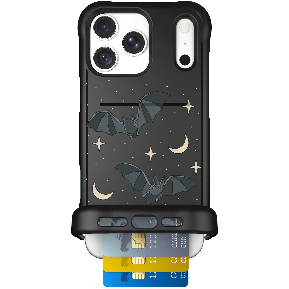 Scooch Wingmate Batty Skies case featuring the original Batty Skies print