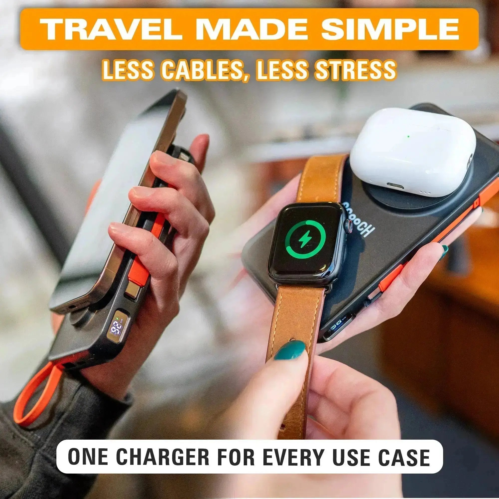 Scooch-JuiceBank Pro for MagSafe - 10,000 mAh 5-in-1 MagSafe Power Bank-