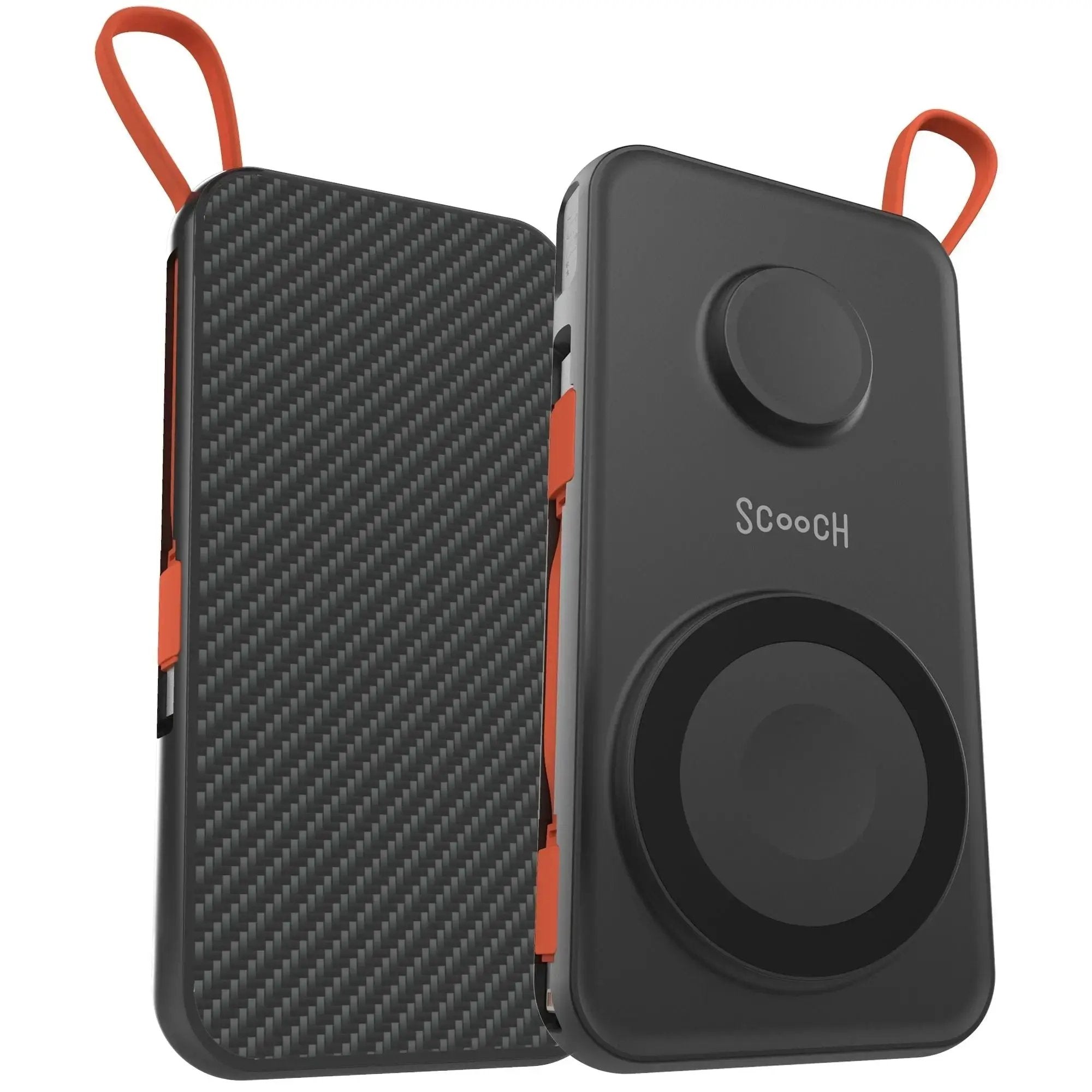 Scooch-JuiceBank Pro for MagSafe - 10,000 mAh 5-in-1 MagSafe Power Bank-2-Pack / Carbon Fiber