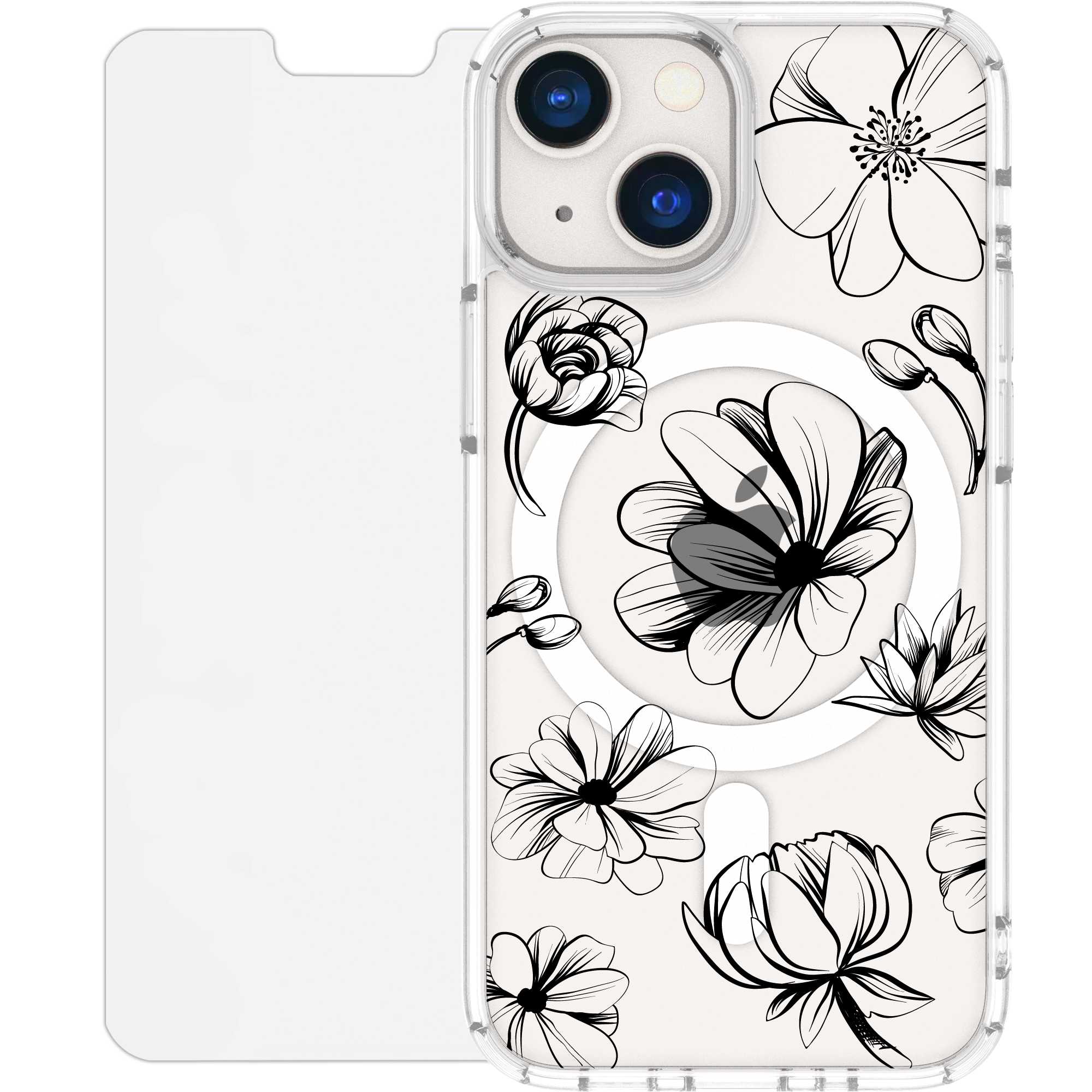 Scooch MagCase for iPhone 13 Mini VintageFlowers Scooch MagCase