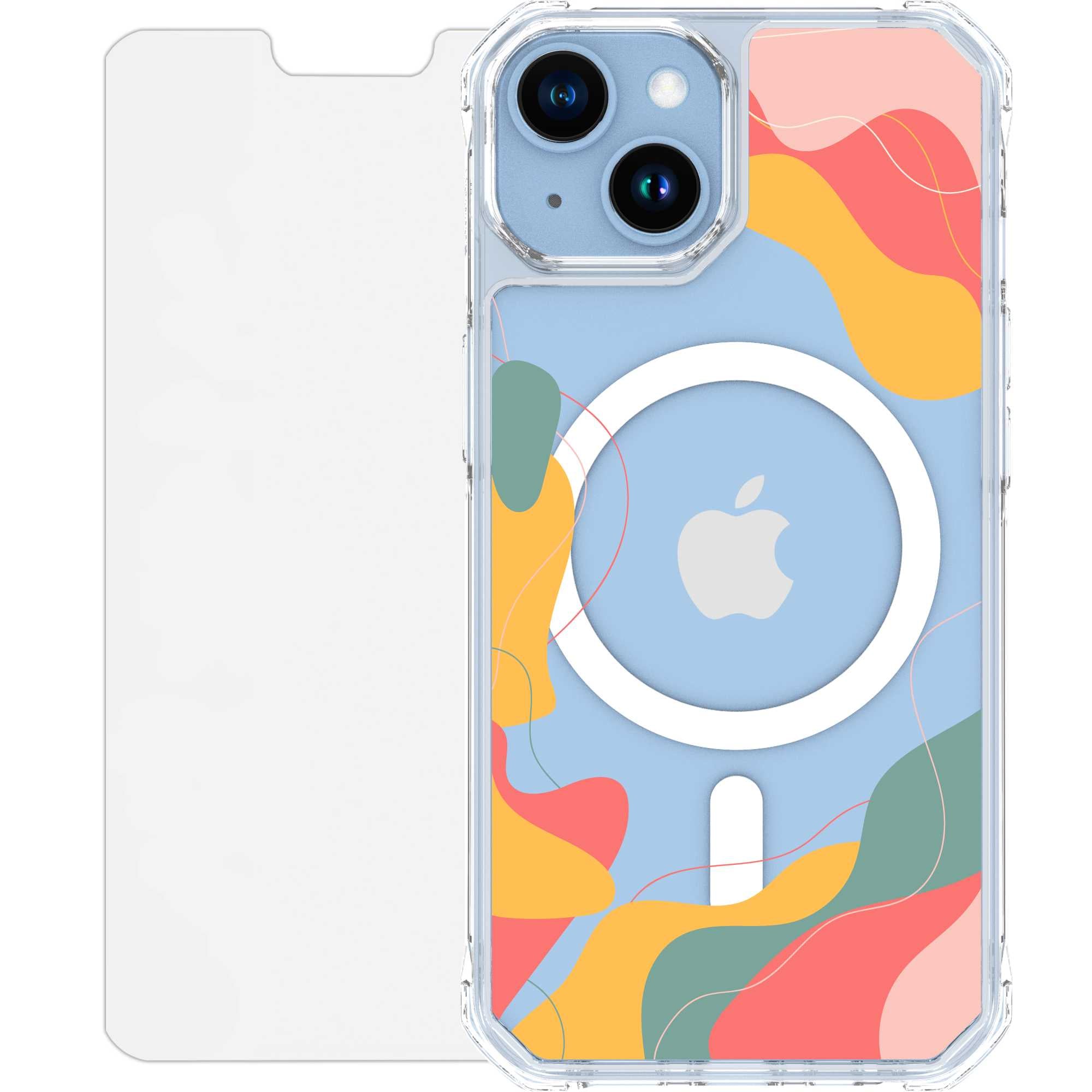 Scooch MagCase for iPhone 14 AbstractPastel Scooch MagCase