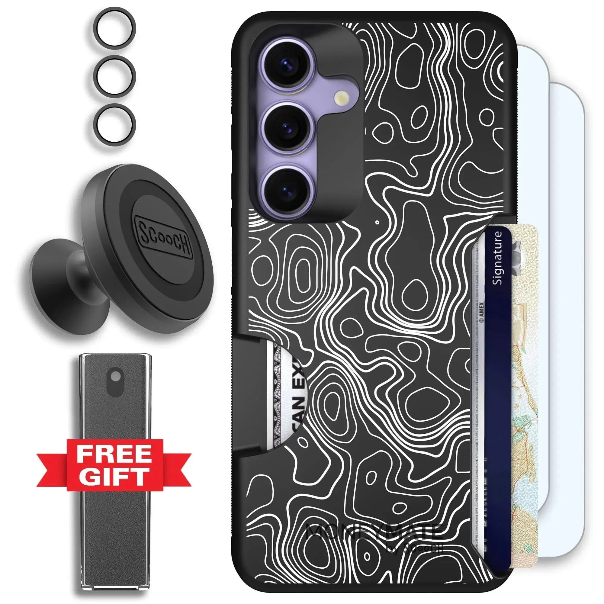 Scooch-Moneymate Defender Bundle for Samsung Galaxy S26-Topography