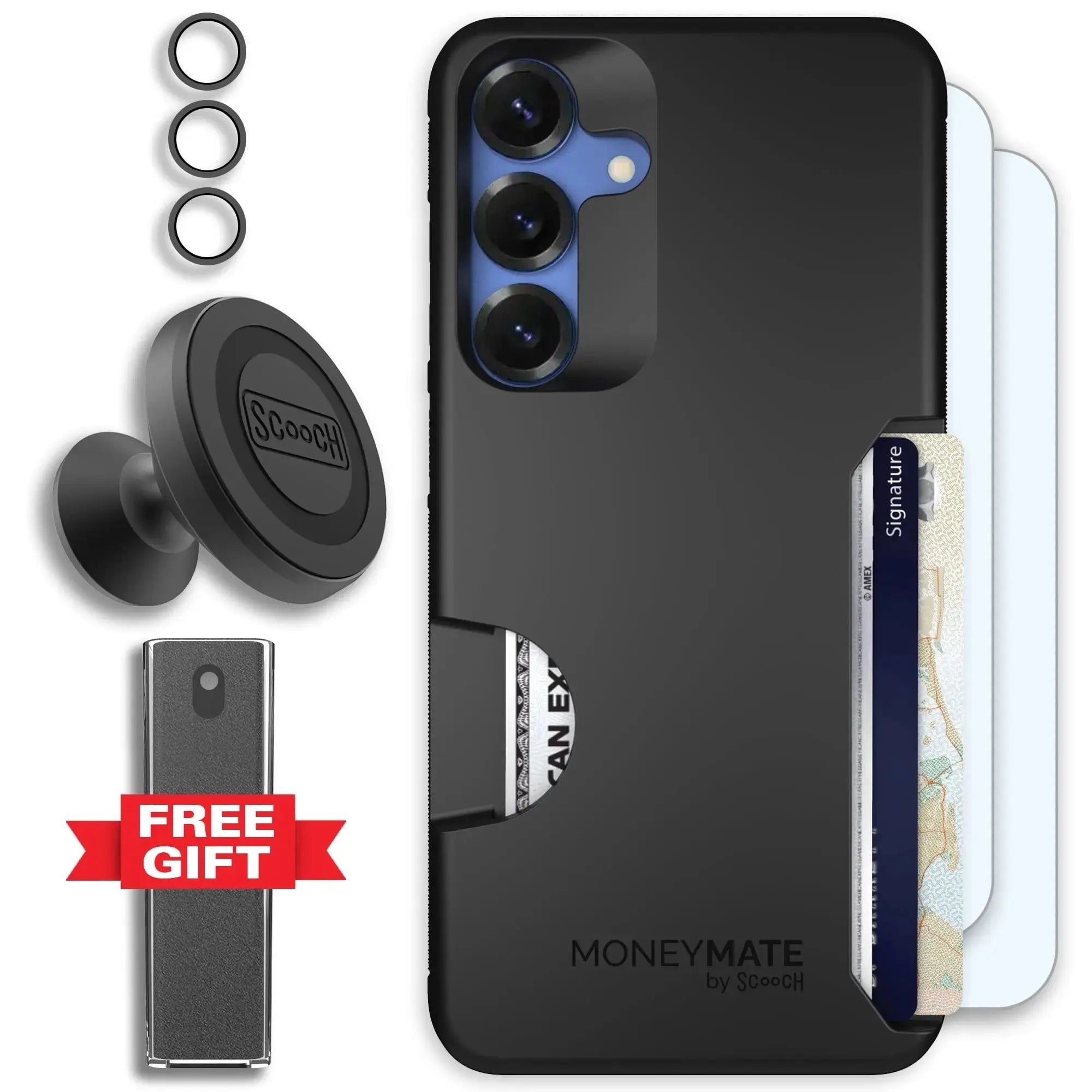 Scooch-Moneymate Defender Bundle for Samsung Galaxy S26+-Black