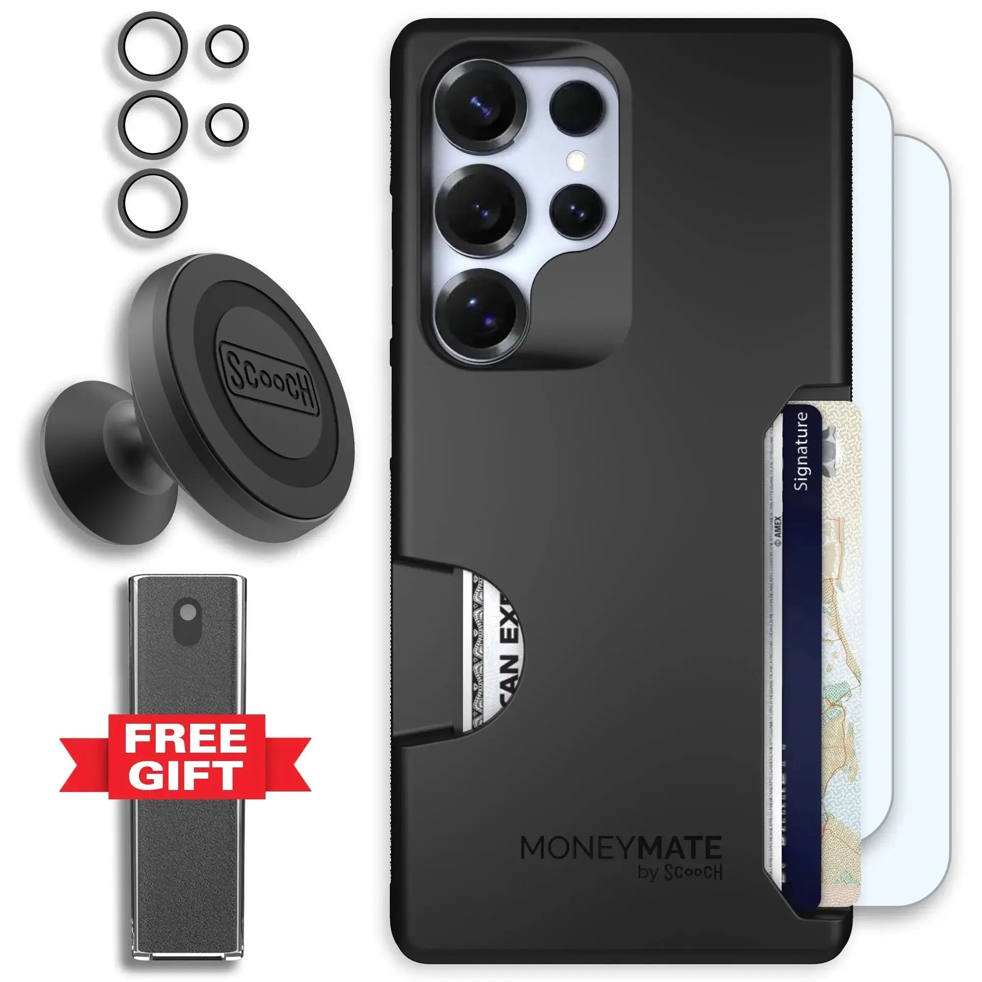 Scooch-Moneymate Defender Bundle for Samsung Galaxy S26 Ultra-Black