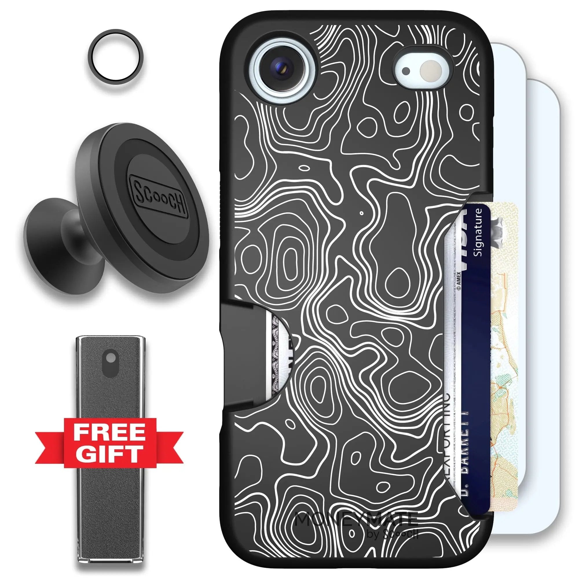Scooch-Moneymate Defender Bundle for iPhone Air-Topography