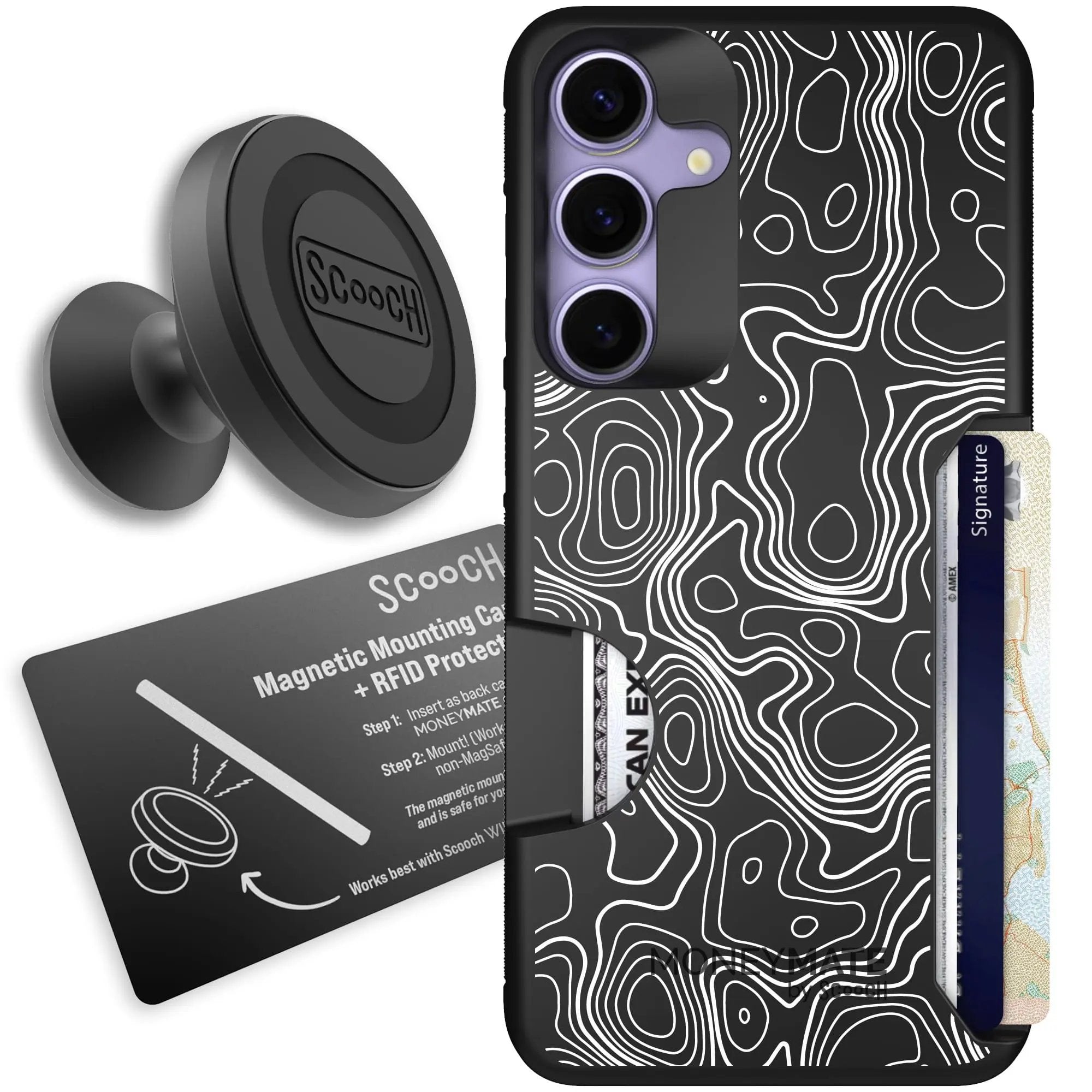 Scooch-Moneymate Starter Bundle for Samsung Galaxy S25+-Topography
