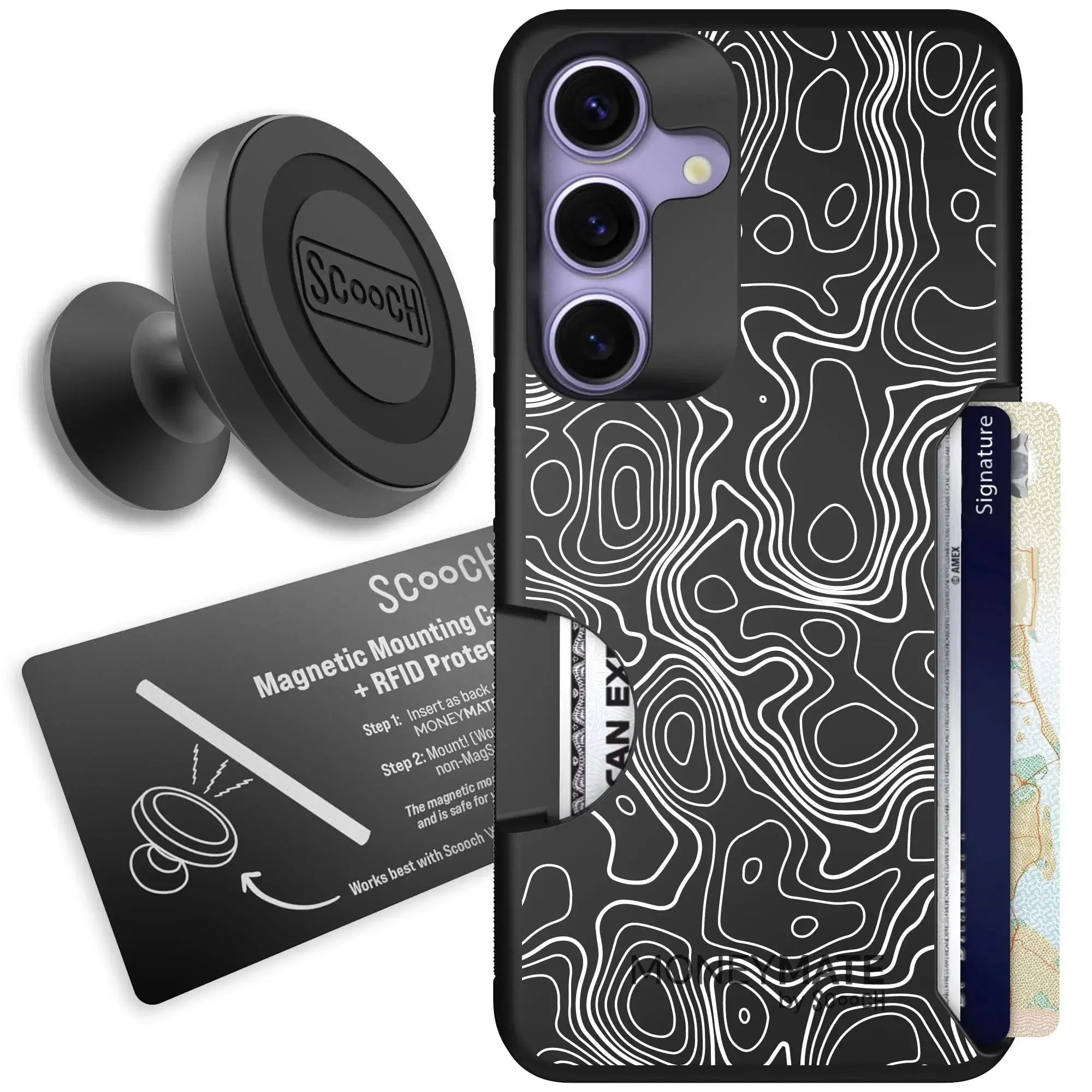 Scooch-Moneymate Starter Bundle for Samsung Galaxy S26-Topography