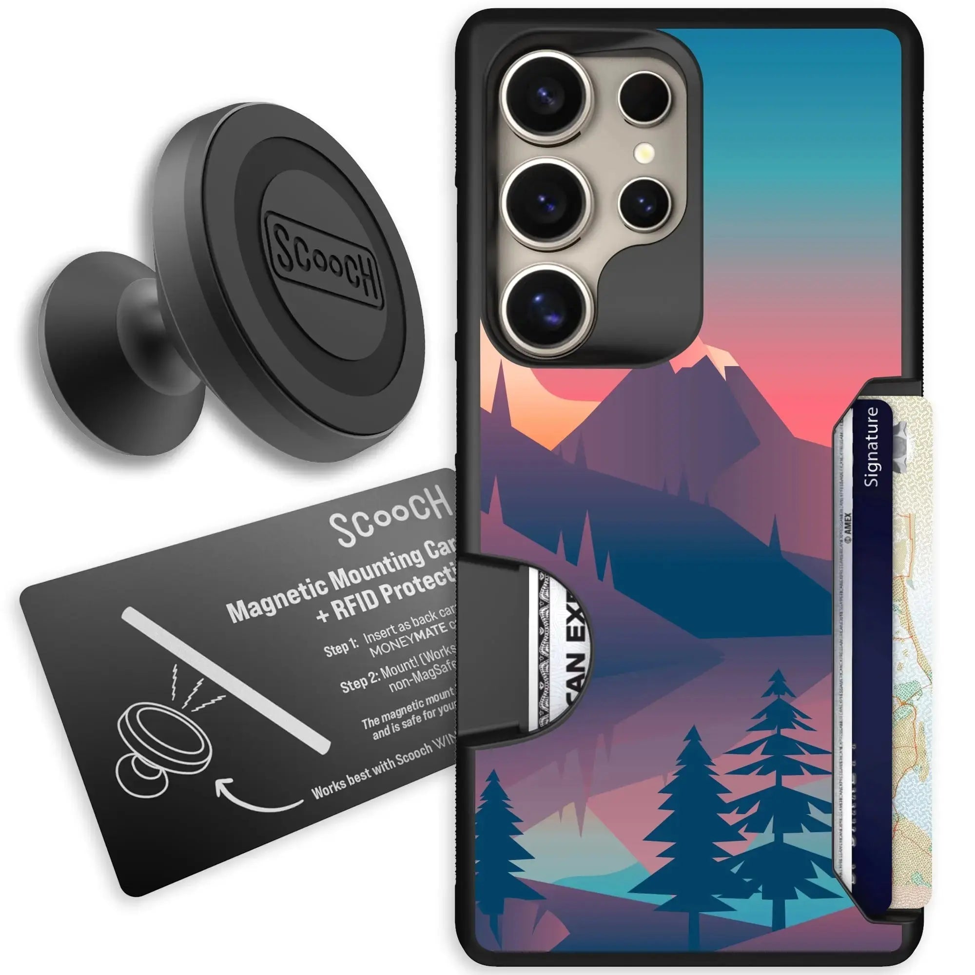 Scooch-Moneymate Starter Bundle for Samsung Galaxy S26 Ultra-Mountain-Range