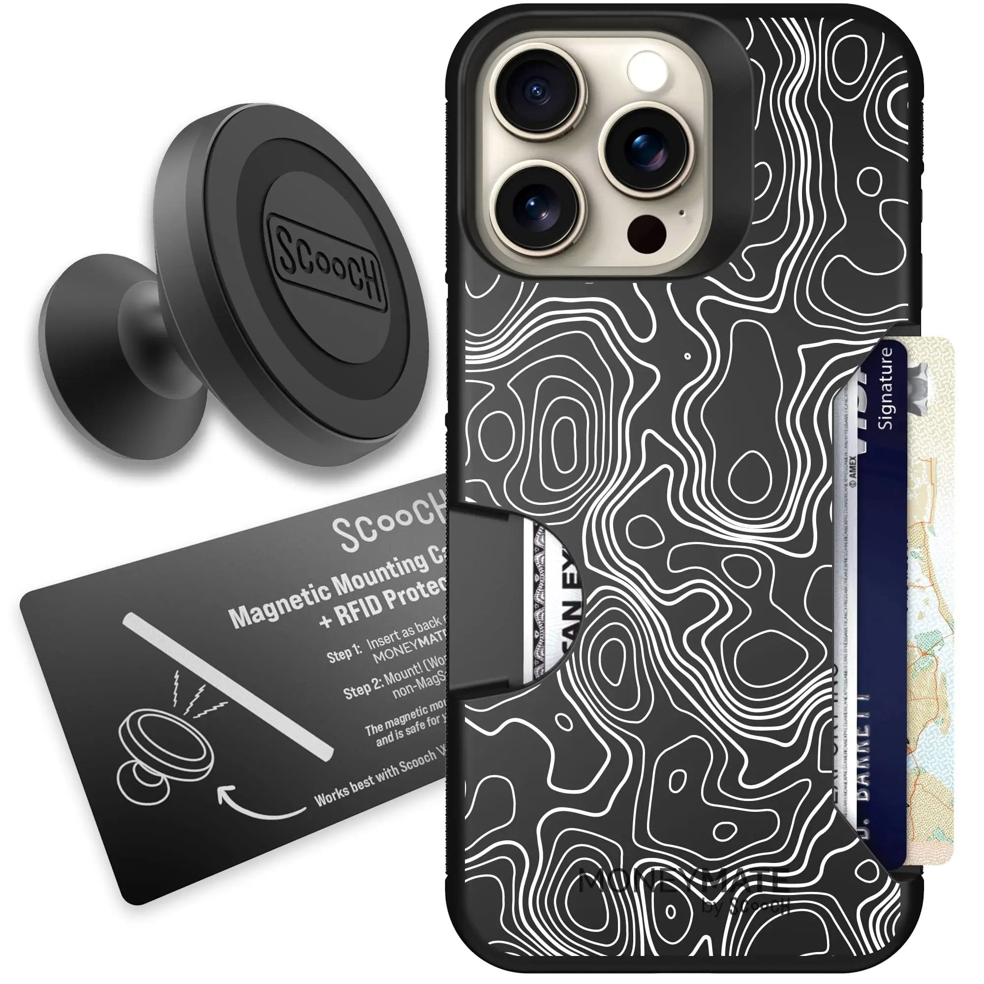 Scooch-Moneymate Starter Bundle for iPhone 15 Pro Max-Topography