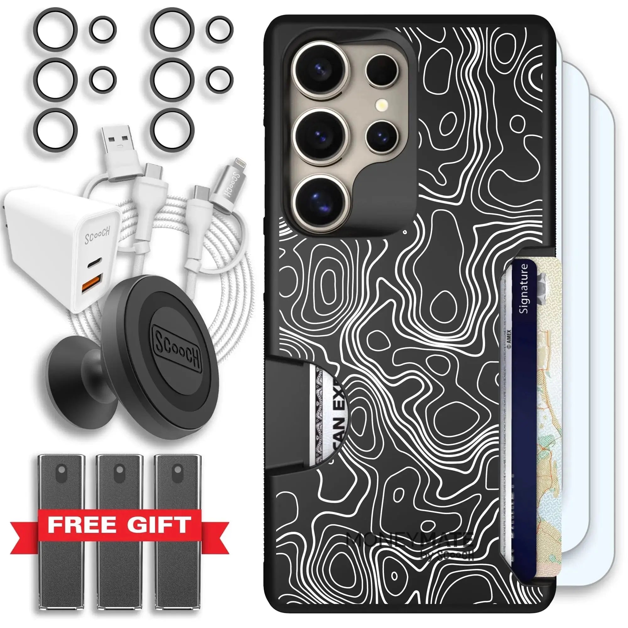 Scooch-Moneymate Ultimate Bundle for Samsung Galaxy S26 Ultra-Topography