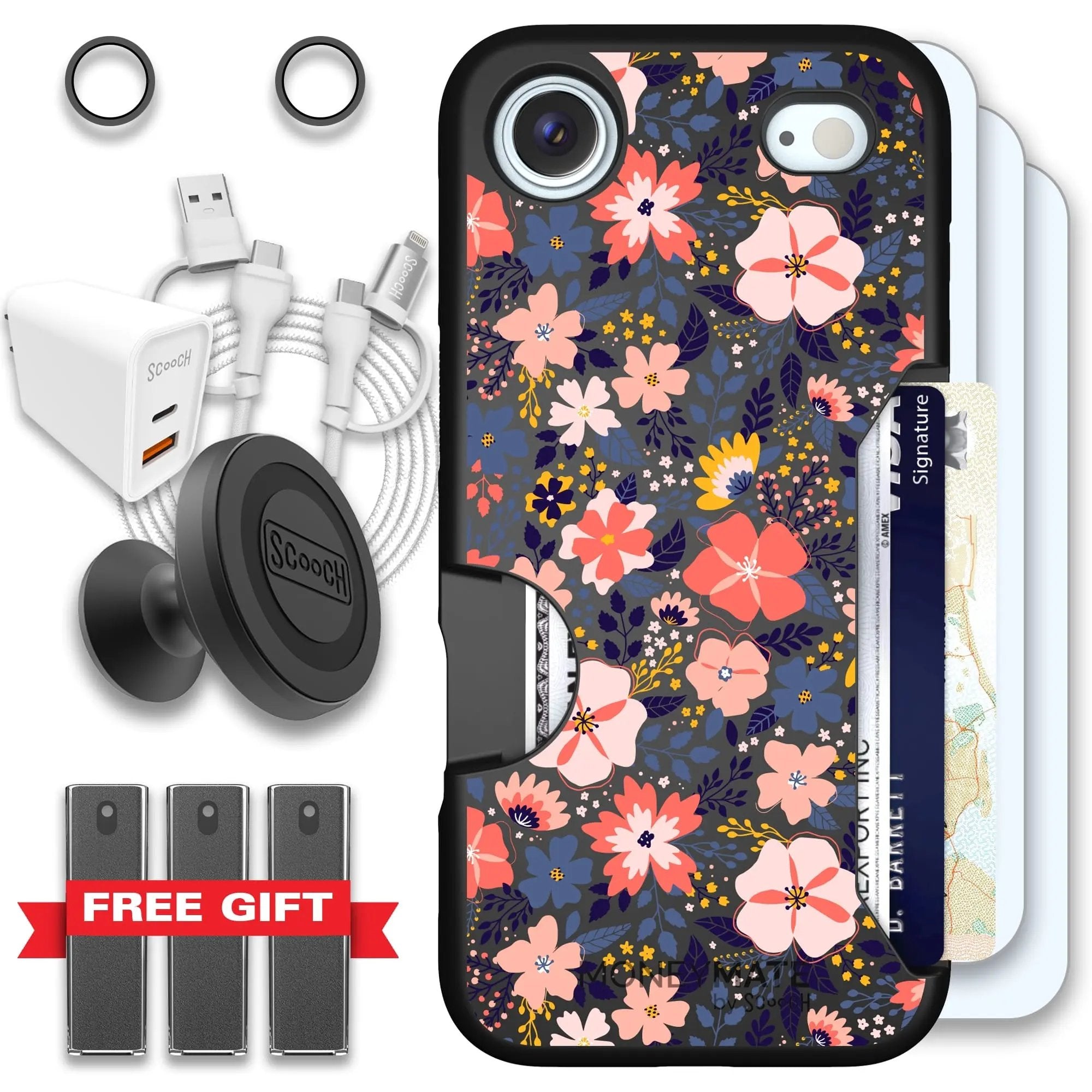 Scooch-Moneymate Ultimate Bundle for iPhone Air-Wildflowers