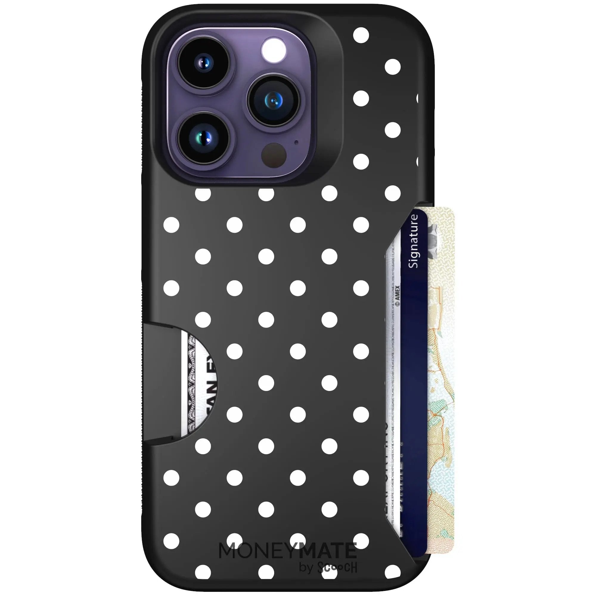 Scooch-Moneymate for iPhone 14 Pro-Polka Dots