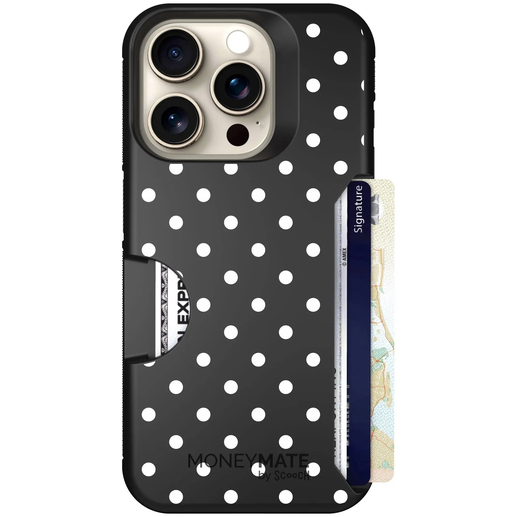 Scooch-Moneymate for iPhone 15 Pro-Polka Dots