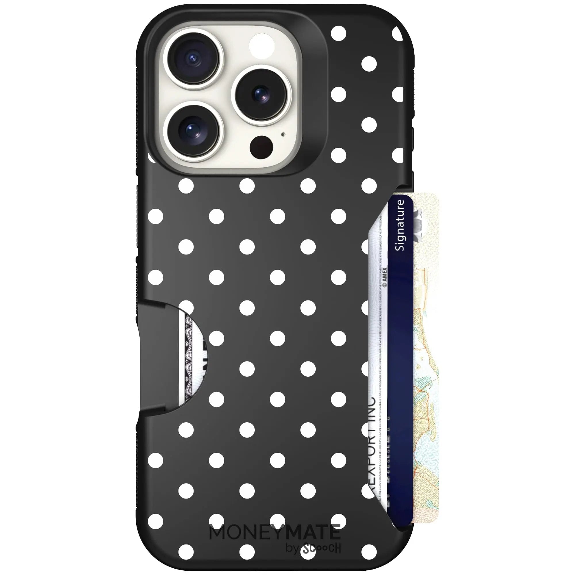 Scooch-Moneymate for iPhone 16 Pro-Polka Dots