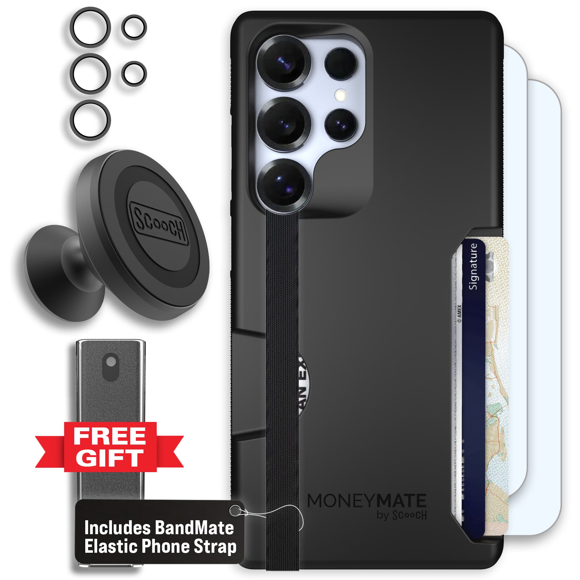 Moneymate - S25 Ultra - Black - Defender Bundle