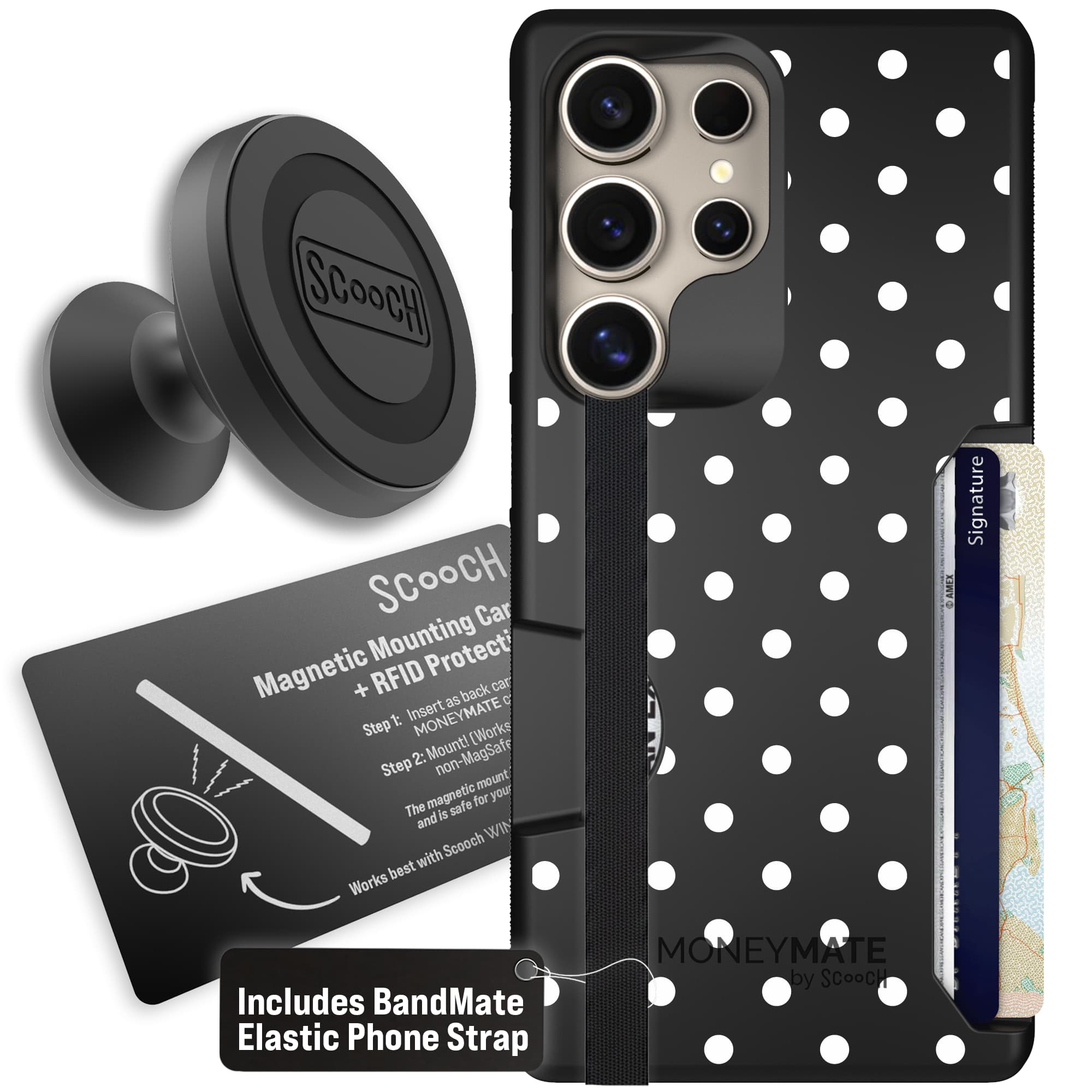 Moneymate - S25 Ultra - Polka Dots - Starter Bundle