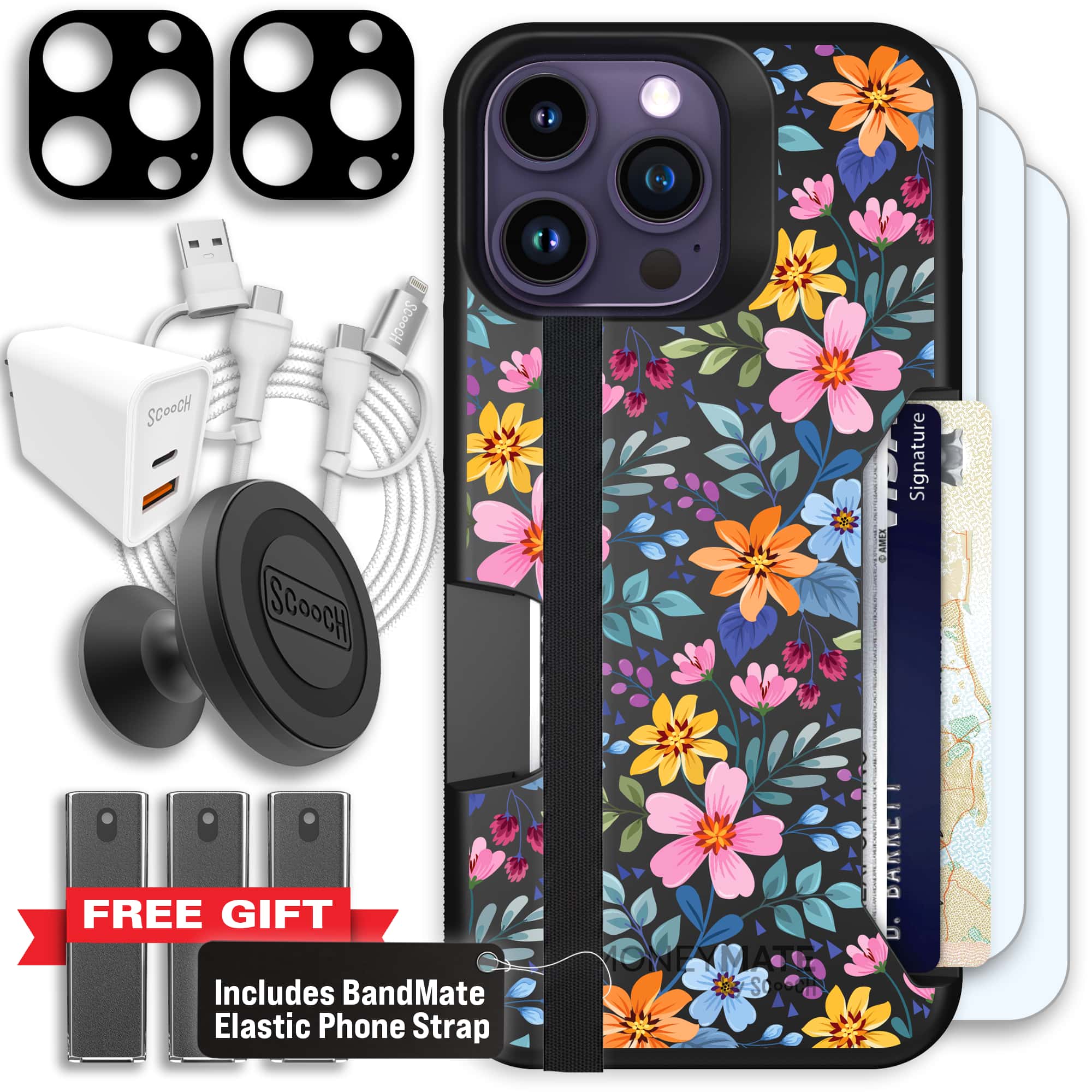 Moneymate - iPhone 14 Pro Max - Full Bloom - Ultimate Bundle