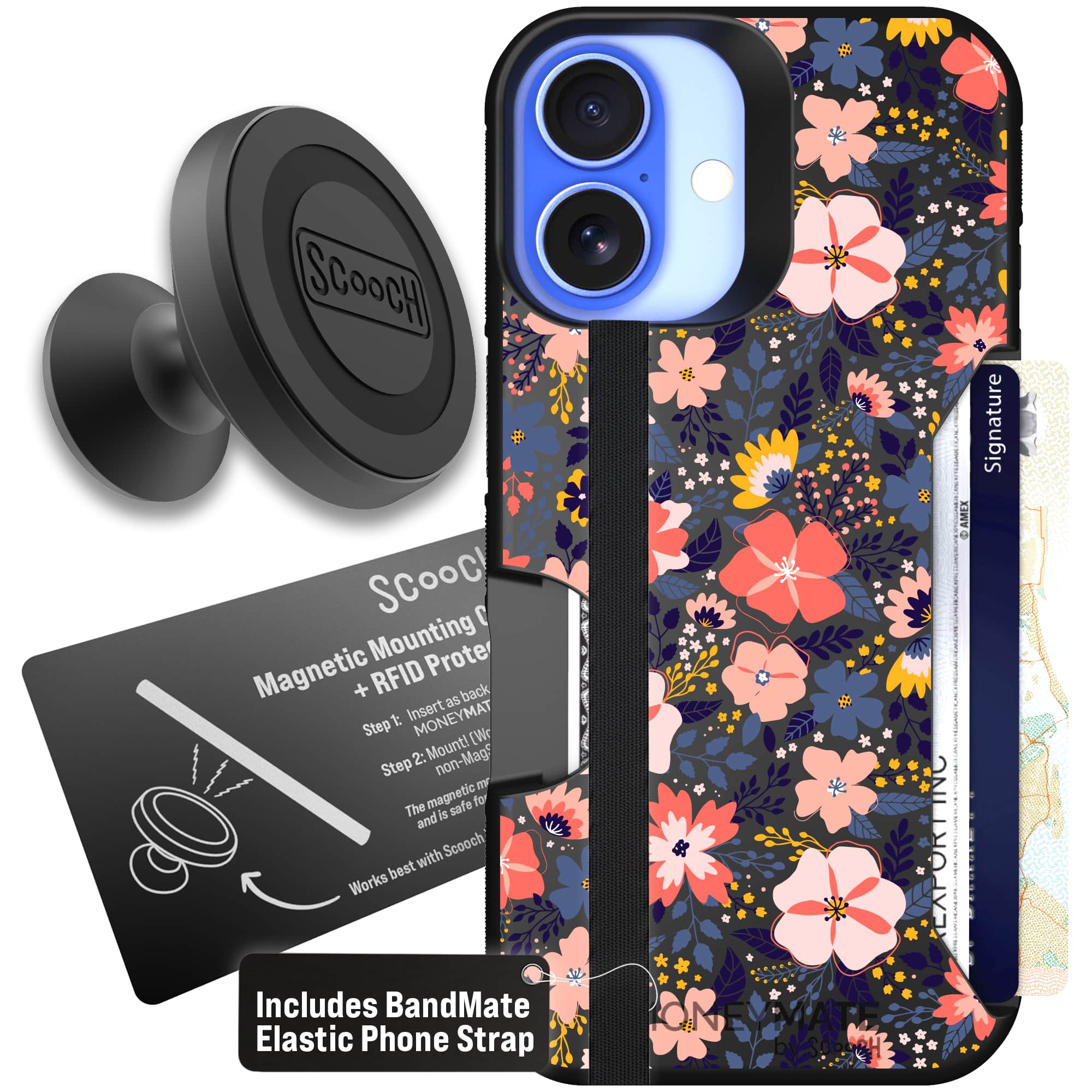 Moneymate - iPhone 16 - Wildflowers - Starter Bundle