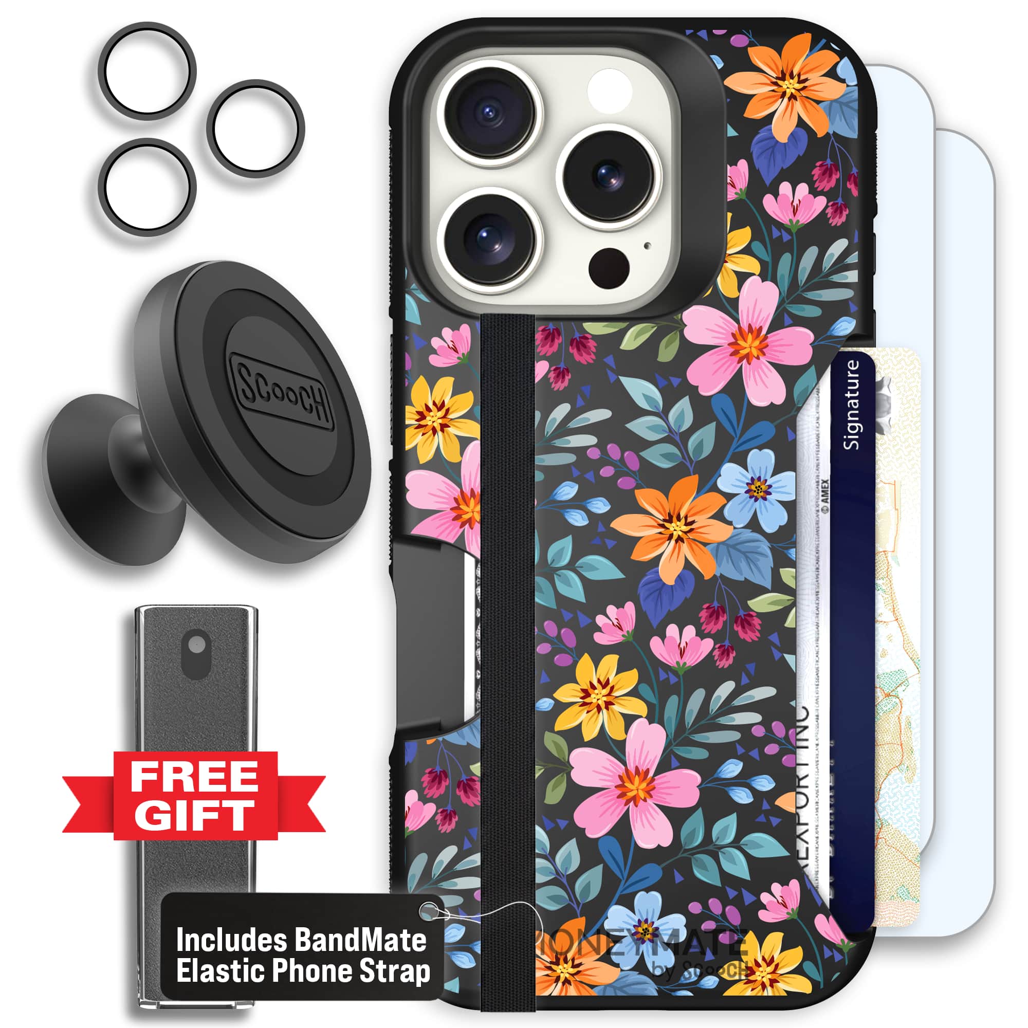 Moneymate - iPhone 16 Pro - Full Bloom - Defender Bundle