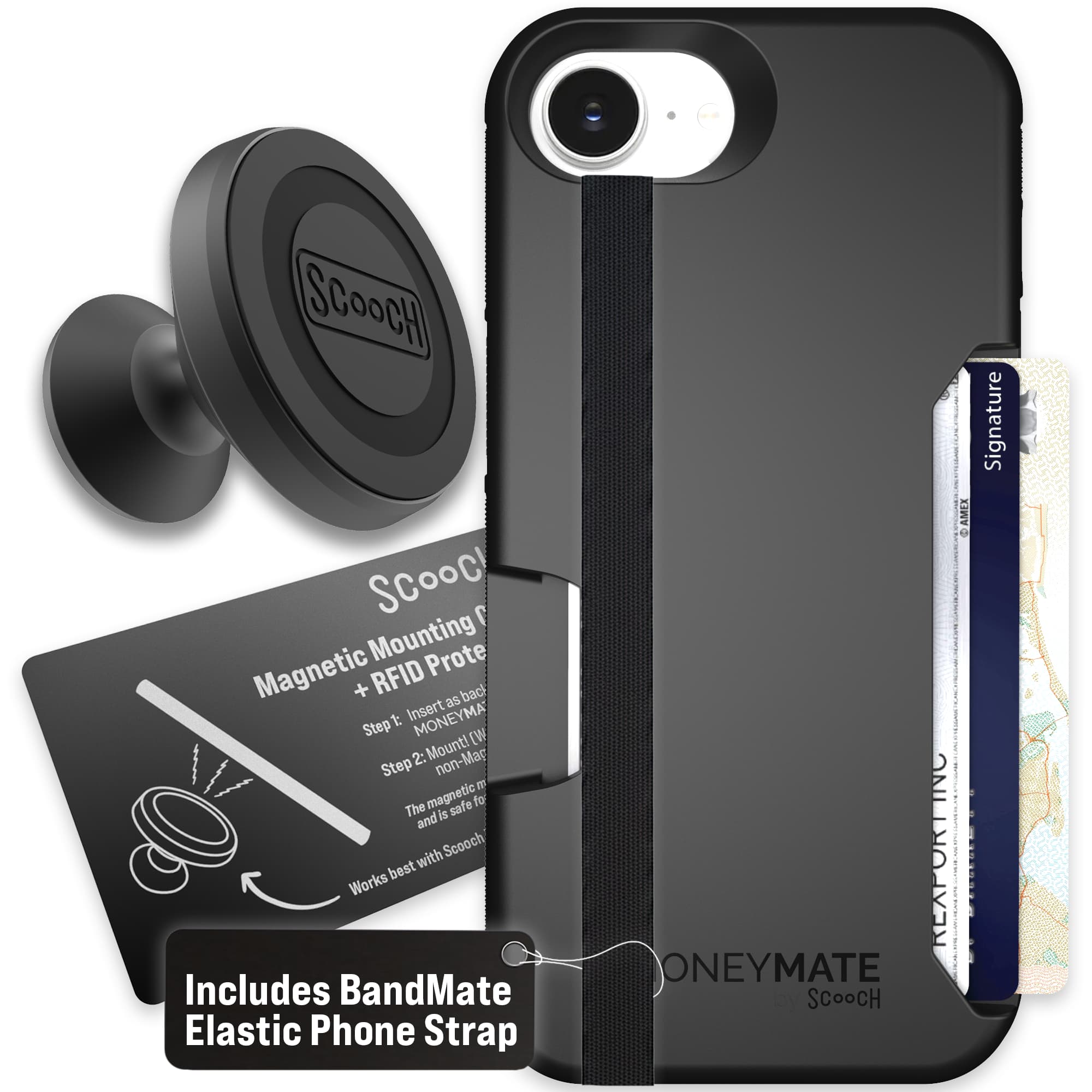 Moneymate - iPhone 16e - Black - Starter Bundle