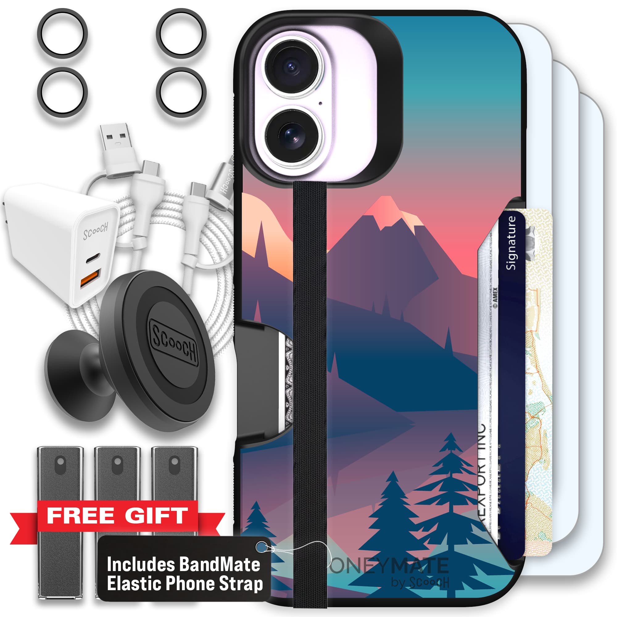 Moneymate - iPhone 17 - Mountain Range - Ultimate Bundle