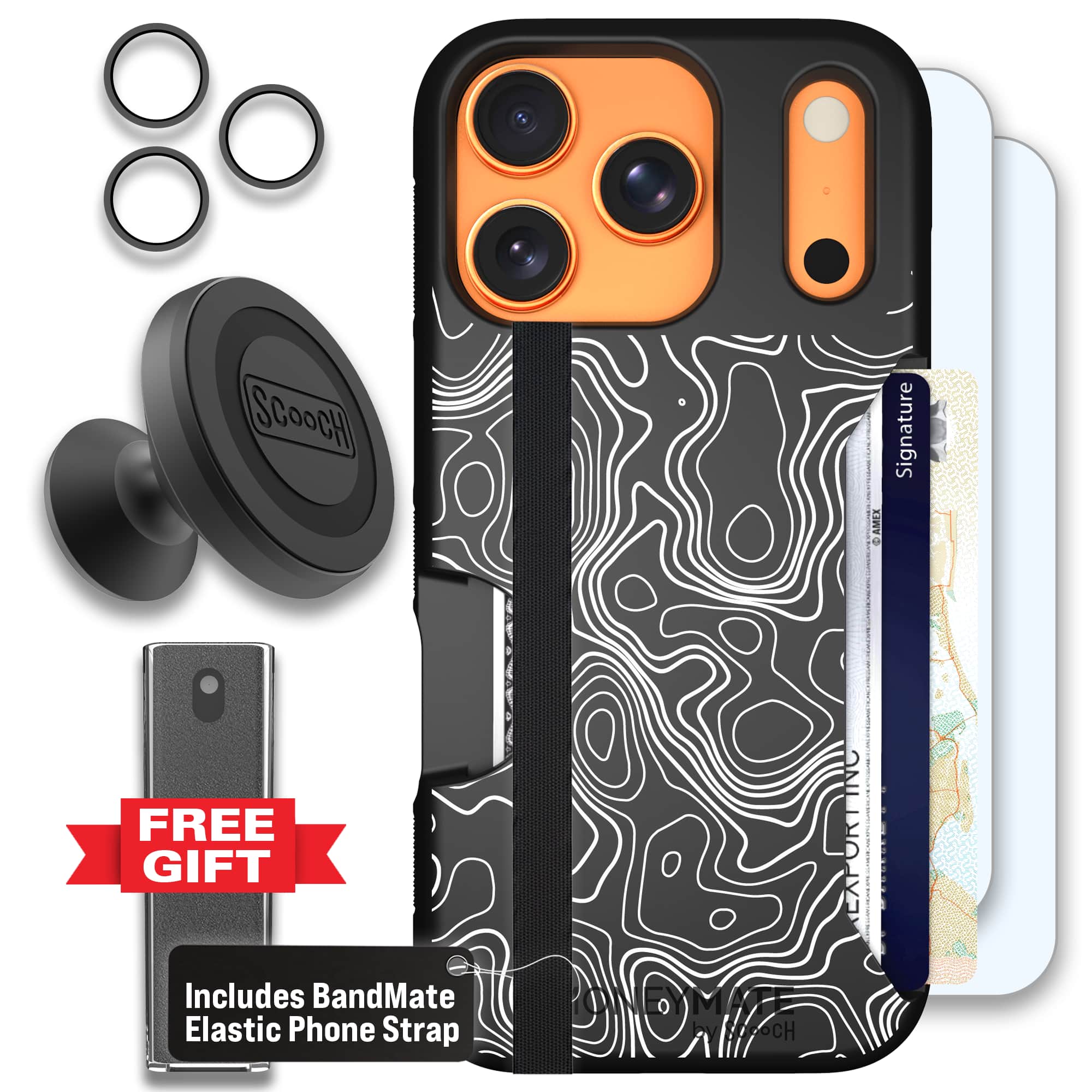 Moneymate - iPhone 17 Pro - Topography - Defender Bundle