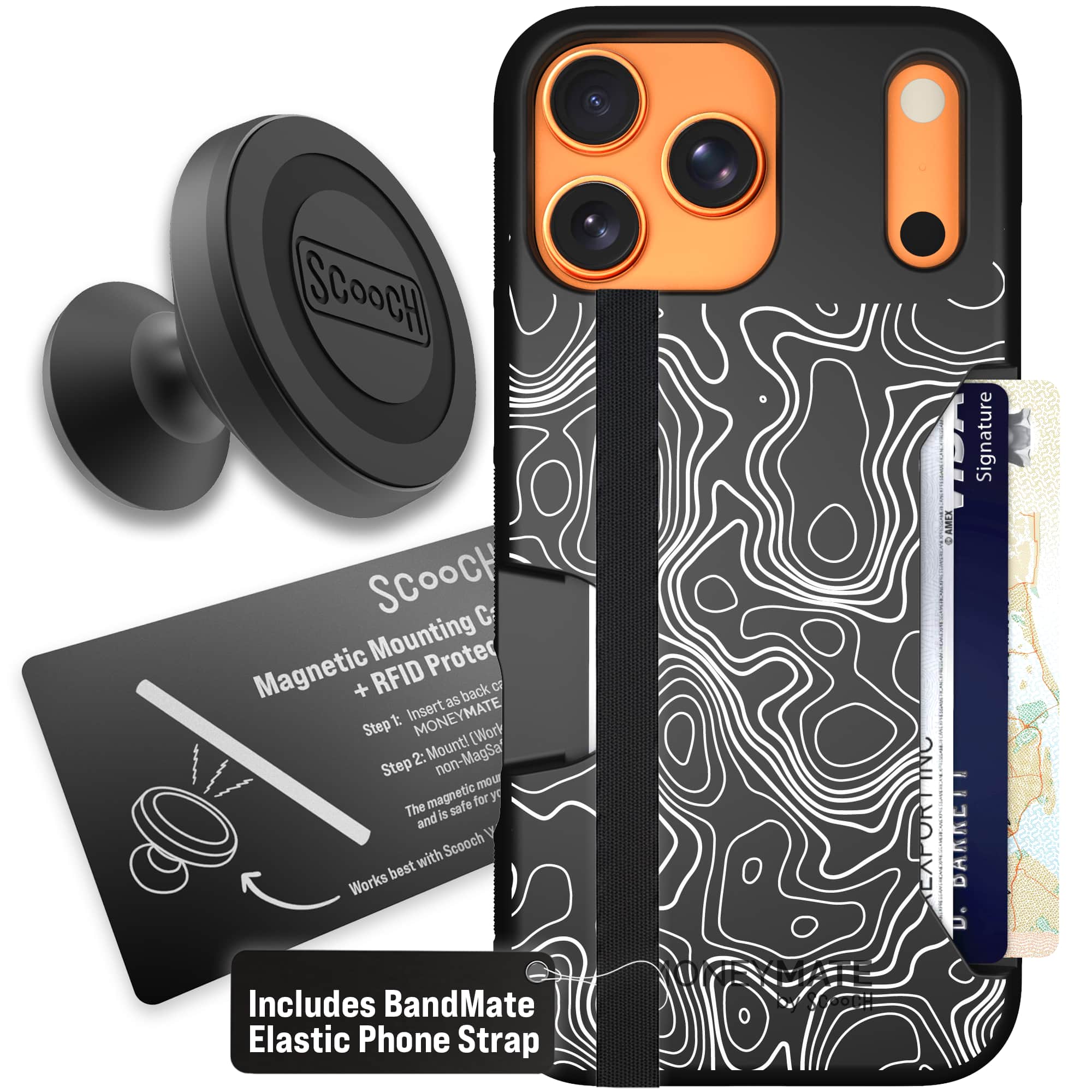 Moneymate - iPhone 17 Pro Max - Topography - Starter Bundle