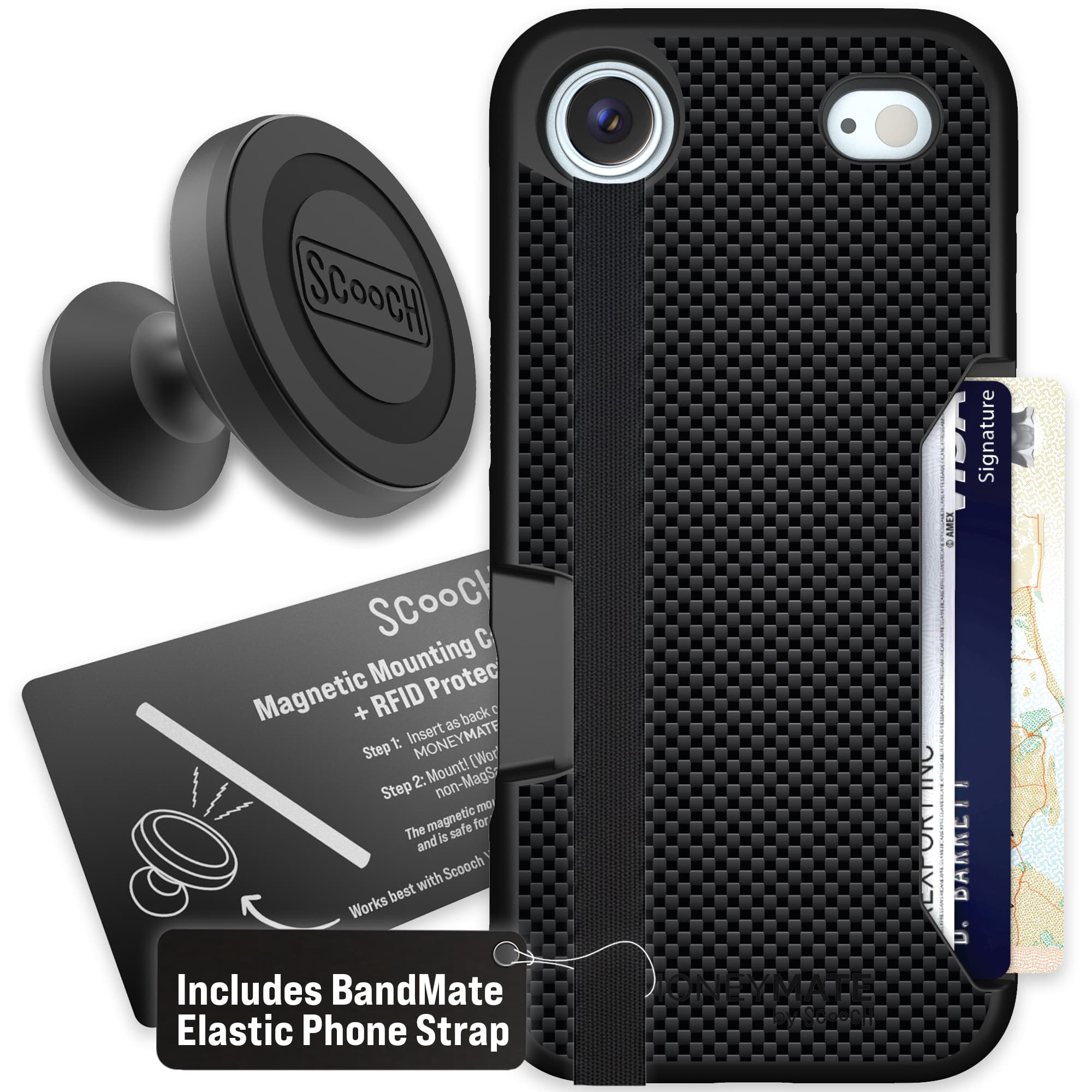 Moneymate - iPhone Air - Carbon Fiber - Starter Bundle
