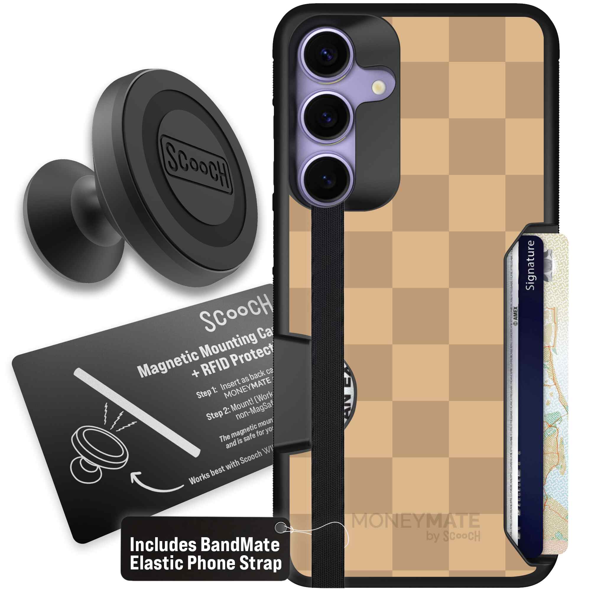 Checkered Beige | website | Galaxy S25+ | Starter Bundle