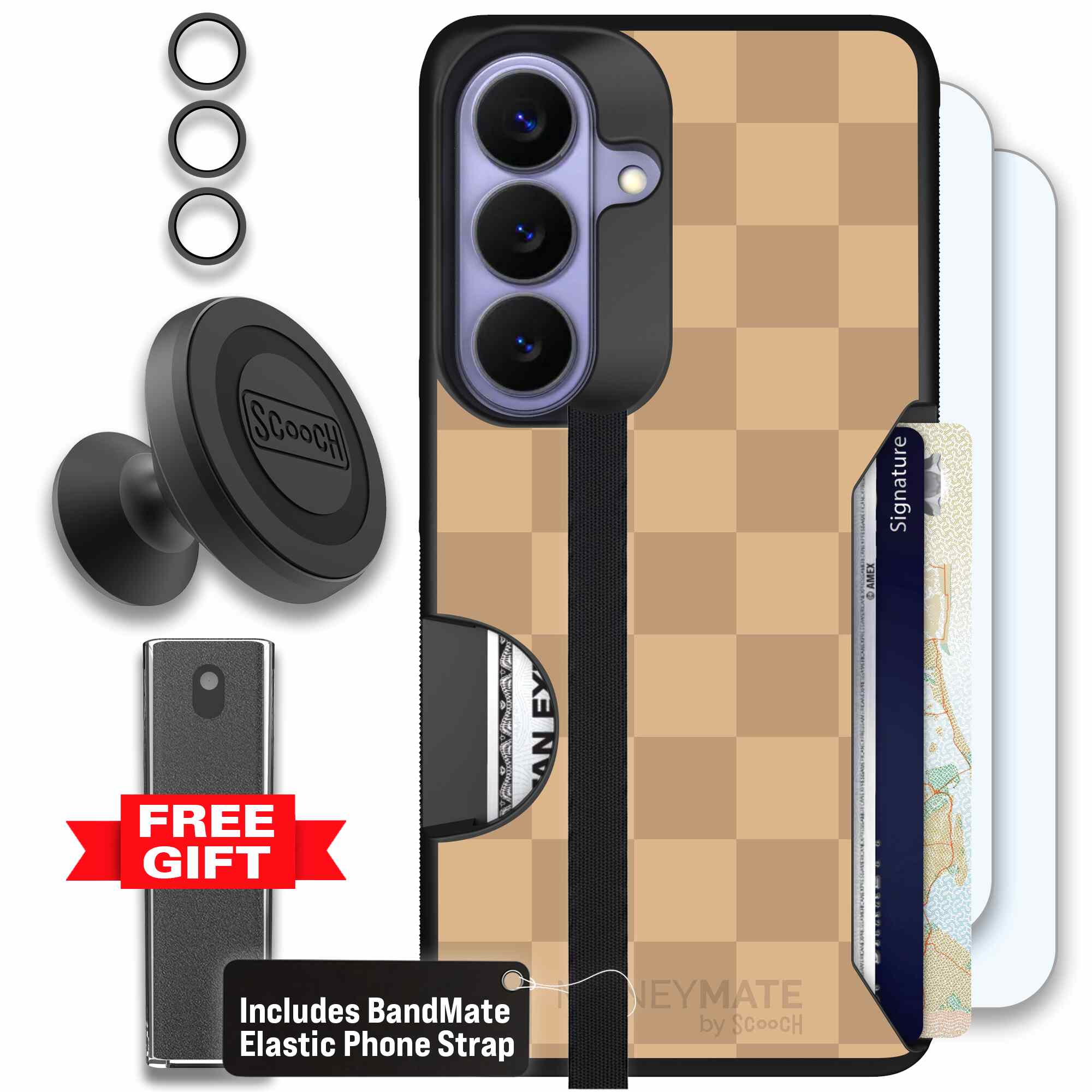 Checkered Beige | website | Galaxy S26 | Defender Bundle
