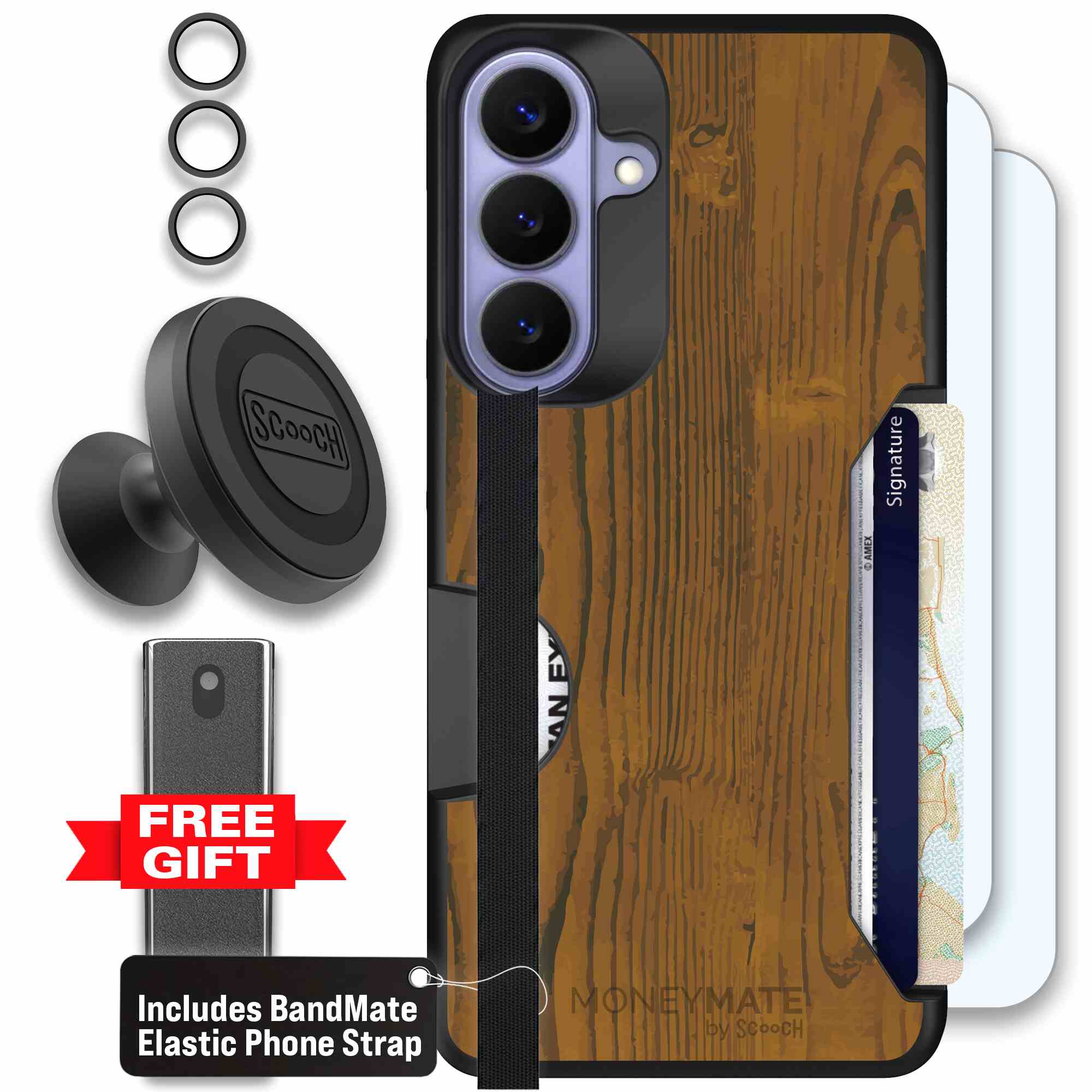 Wood Grain | website | Galaxy S26+ | Defender Bundle