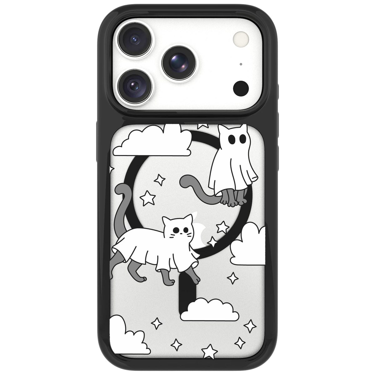 Scooch MagCase Scaredy Cats case featuring the original Scaredy Cats print
