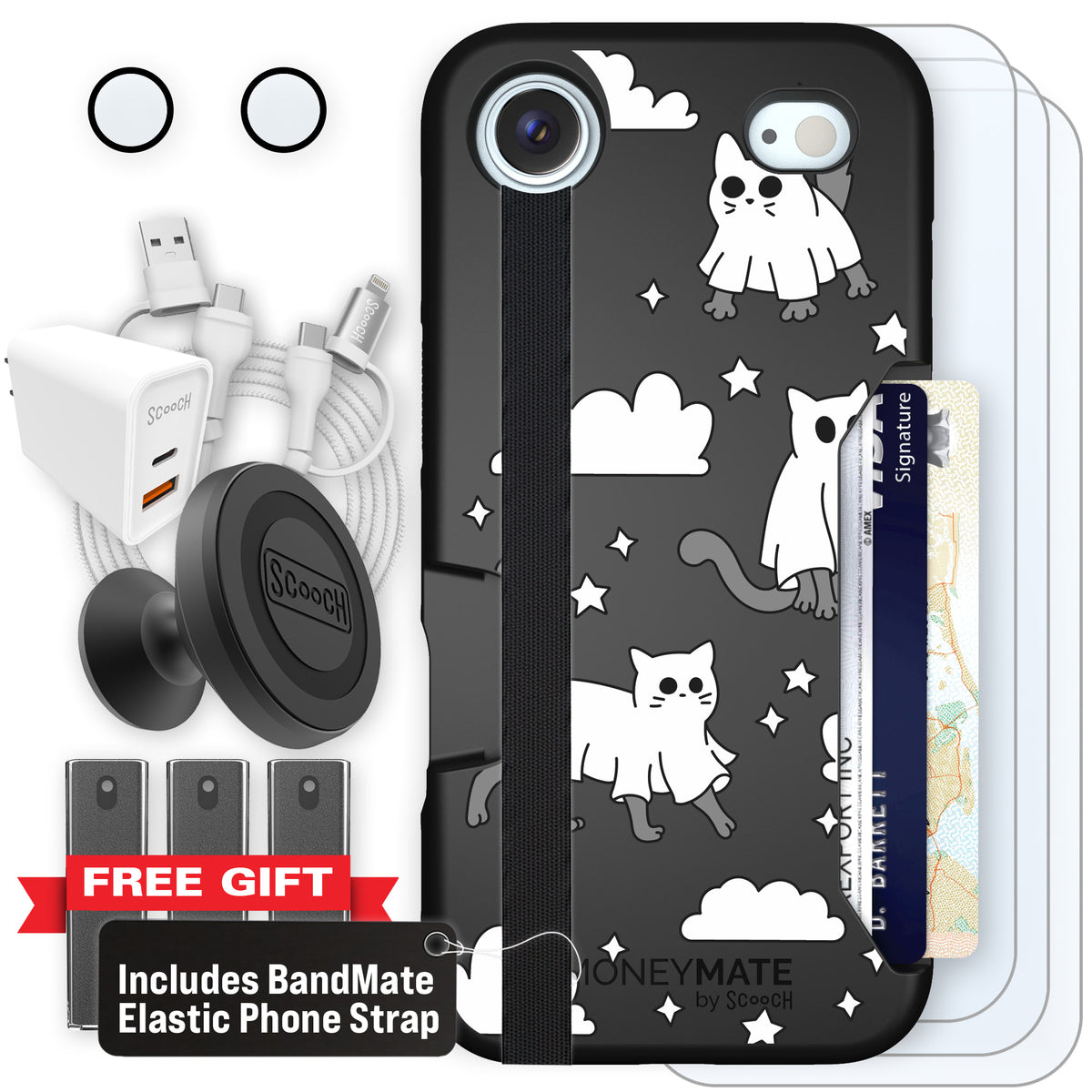 Scooch Moneymate Scaredy Cats ultimate bundle featuring the original Scaredy Cats print