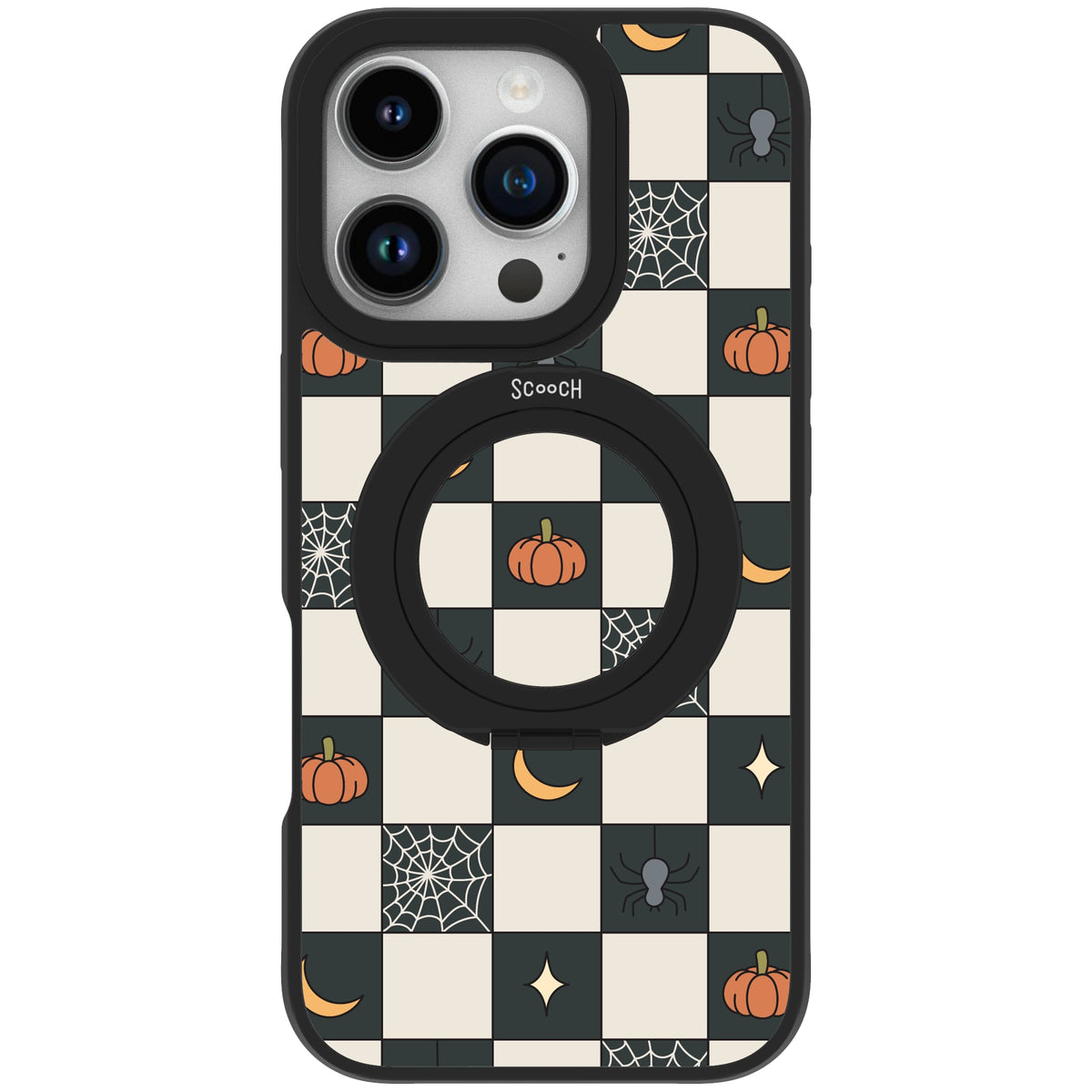 Scooch MagCase Spooky Squares case featuring the original Spooky Squares print