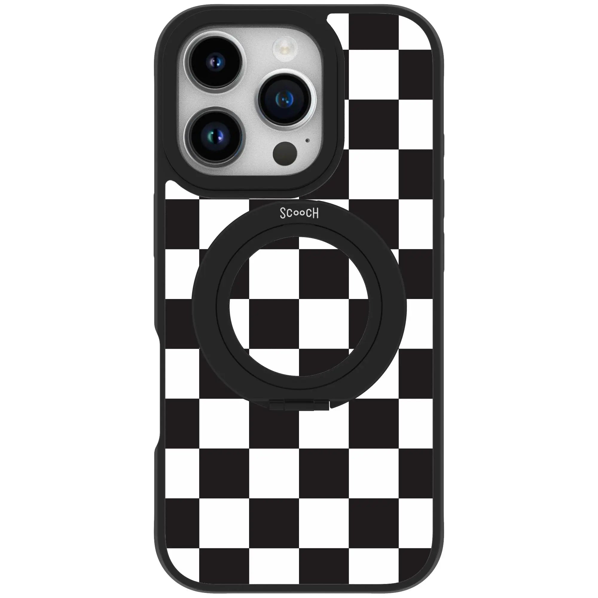 Scooch MagCase in Checkered | Ultra Strong Magnetic Case for MagSafe iPhone 16 Pro - HaloCase Case Only