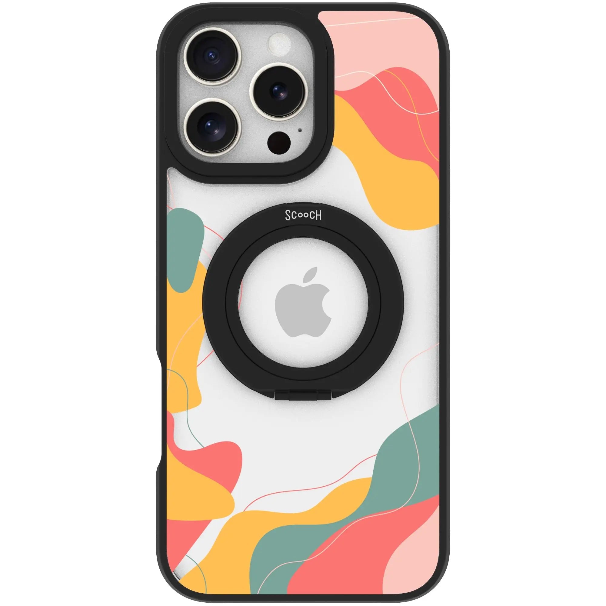 Scooch MagCase in Abstract Pastel | Ultra Strong Magnetic Case for MagSafe iPhone 16 Pro Max - HaloCase Case Only