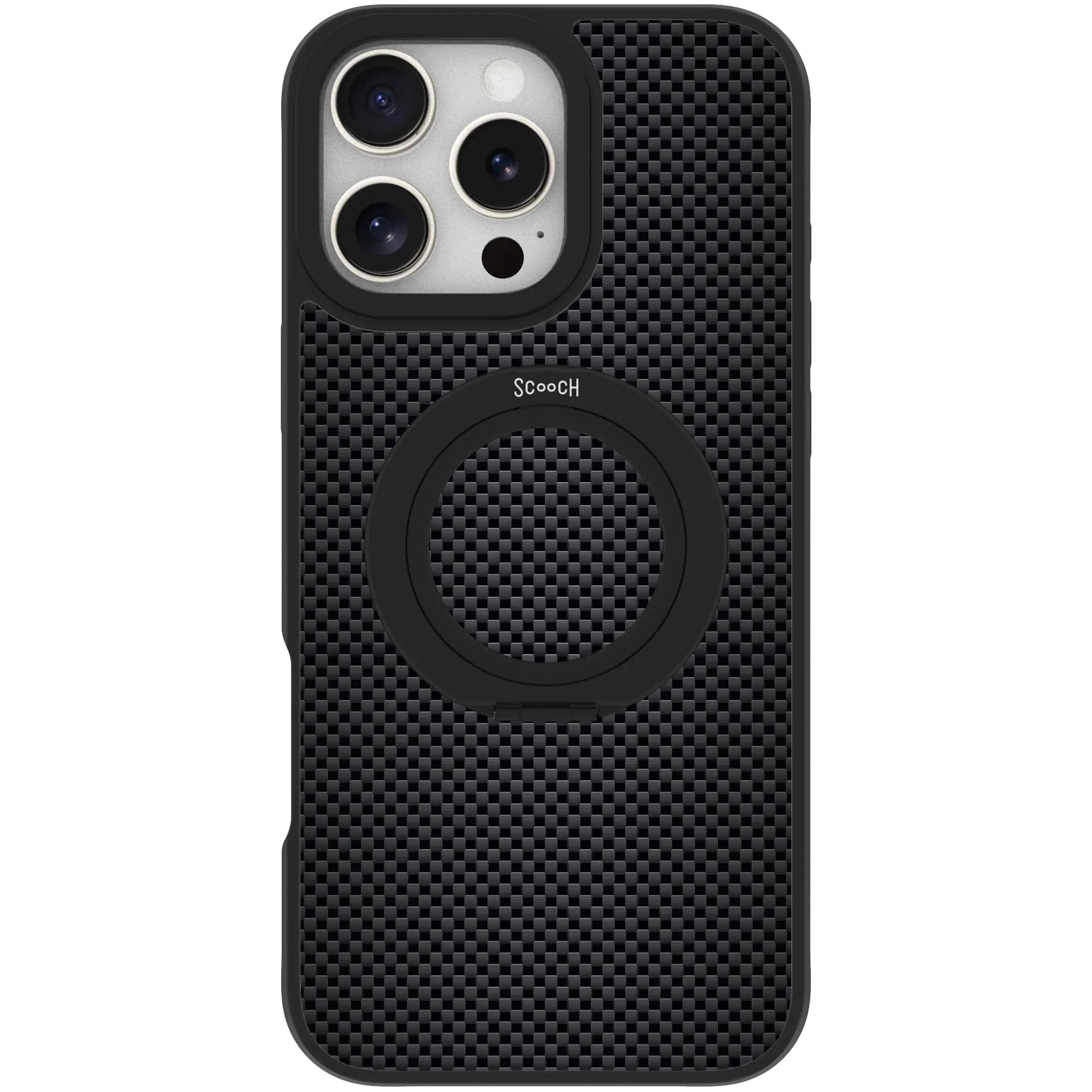 Scooch MagCase in Carbon Fiber | Ultra Strong Magnetic Case for MagSafe iPhone 16 Pro Max - HaloCase Case Only