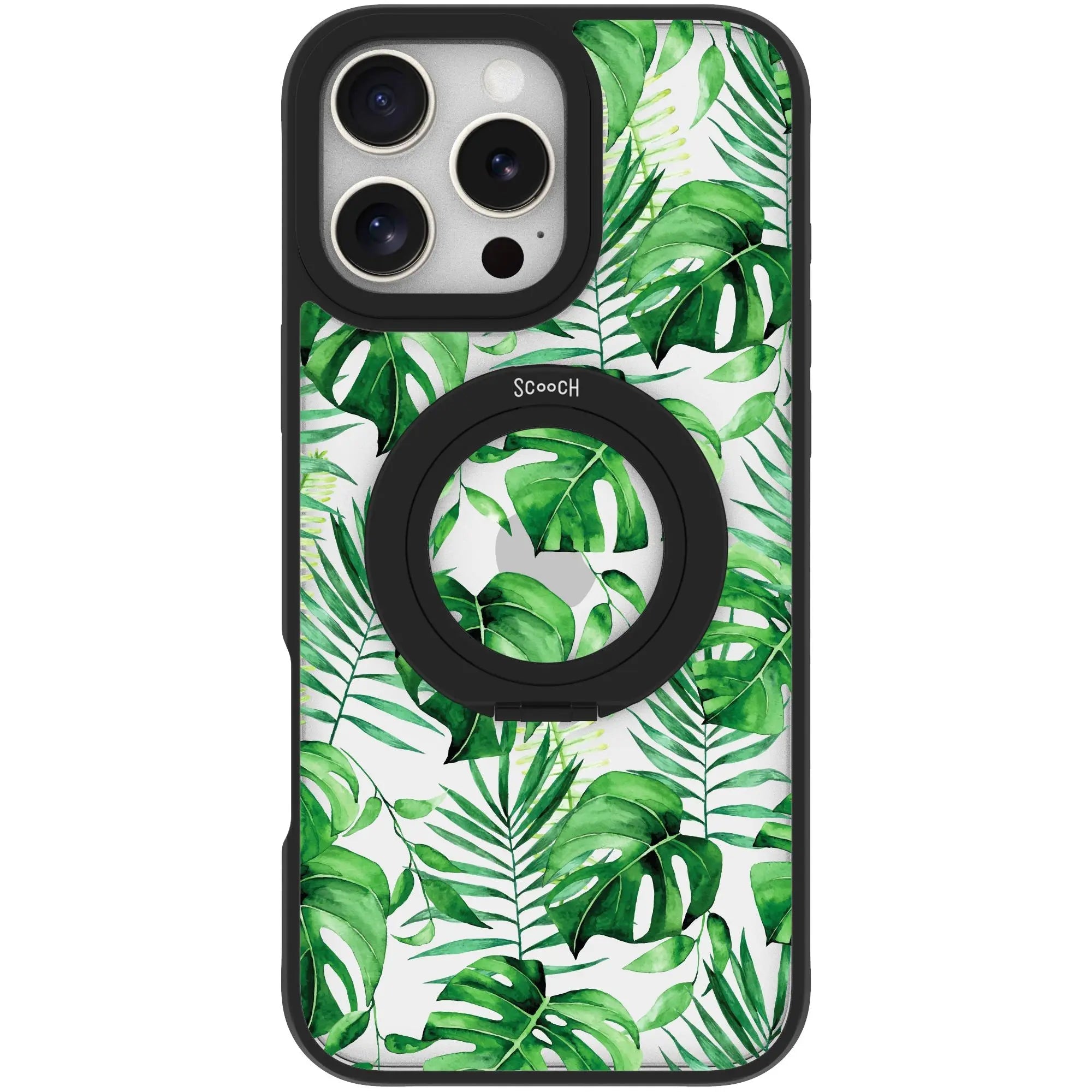 Scooch MagCase in Monstera | Ultra Strong Magnetic Case for MagSafe iPhone 16 Pro Max - HaloCase Case Only